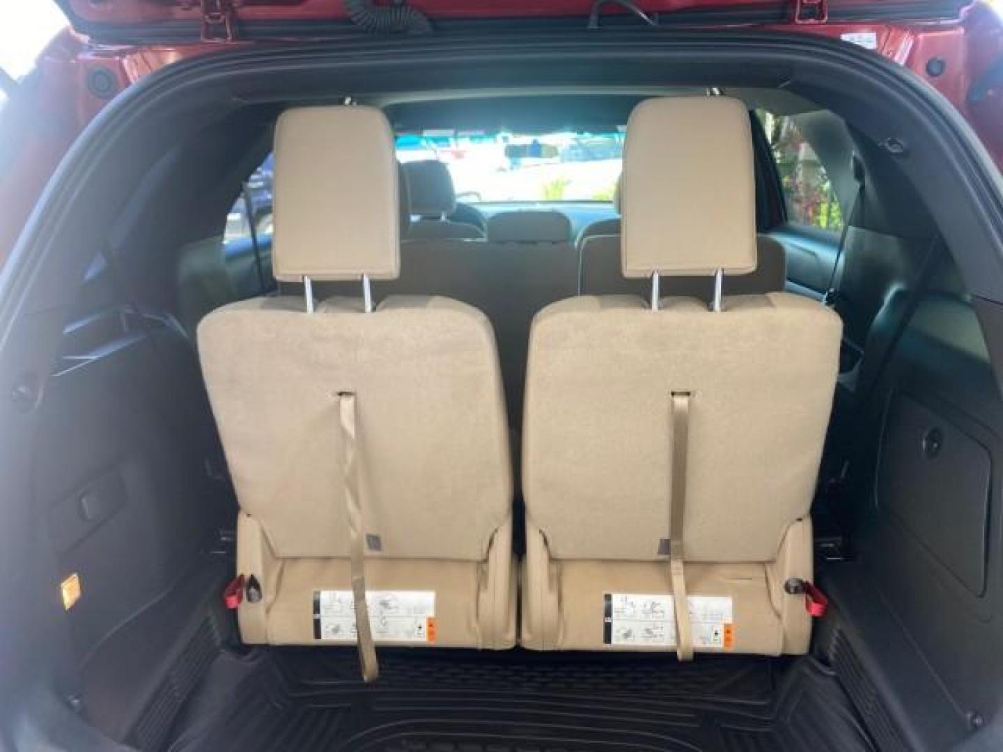 2016 Ruby Red Metallic Tinted Clearcoat /Medium Light Camel Ford Explorer LOW MILES 65,688 1 OWNER FL 3RD ROW (1FM5K7BH0GG) with an 2.3L 4-Cyl Engine engine, Automatic transmission, located at 4701 North Dixie Hwy, Pompano Beach, FL, 33064, (954) 422-2889, 26.240938, -80.123474 - OUR WEBPAGE FLORIDACARS1.COM HAS OVER 100 PHOTOS AND FREE CARFAX LINK 2016 FORD EXPLORER VIN: 1FM5K7BH0GGD22095 1 F M 5 K 7 B H 0 G G D 2 2 0 9 5 4 DOOR WAGON/SPORT UTILITY 2.3L I4 F DOHC 16V GASOLINE FRONT WHEEL DRIVE Features ABS Brakes Air Conditioning Alloy Wheels AM/FM Stereo Automatic Transmis - Photo#85