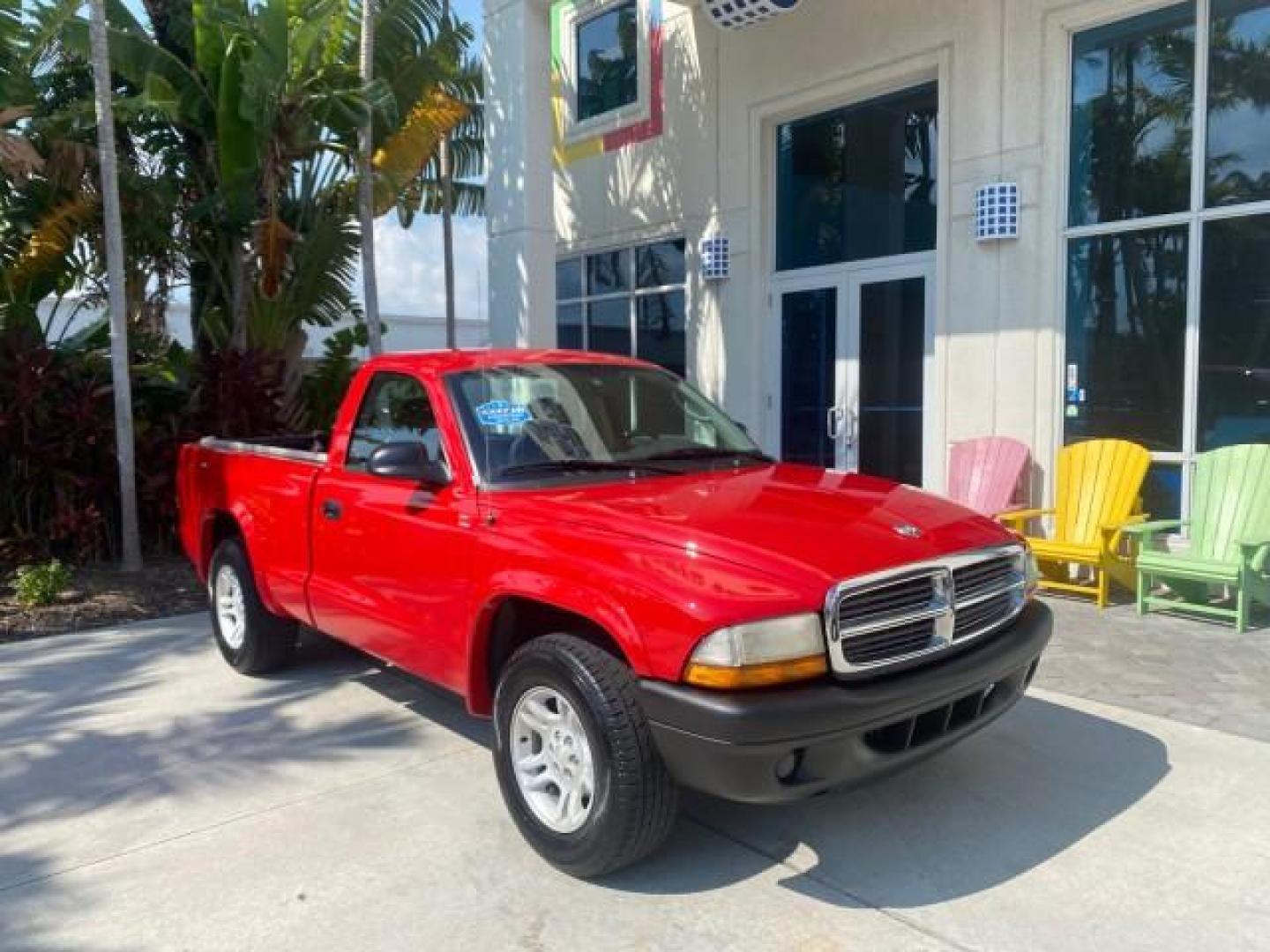 2004 Flame Red /Dark Slate Gray Dodge Dakota AC LOW MILES 25,008 (1D7FL16K04S) with an 3.7L SMPI V6 Magnum Engine engine, Automatic transmission, located at 4701 North Dixie Hwy, Pompano Beach, FL, 33064, (954) 422-2889, 26.240938, -80.123474 - OUR WEBPAGE FLORIDACARS1.COM HAS OVER 100 PHOTOS AND FREE CARFAX LINK 2004 DODGE DAKOTA VIN: 1D7FL16K04S664041 1 D 7 F L 1 6 K 0 4 S 6 6 4 0 4 1 PICKUP 3.7L V6 F GASOLINE REAR WHEEL DRIVE Top Features Alloy Wheels Bed Liner Cloth Seats Basic Features ABS Brakes AM/FM Stereo Air Conditioning Automati - Photo#1