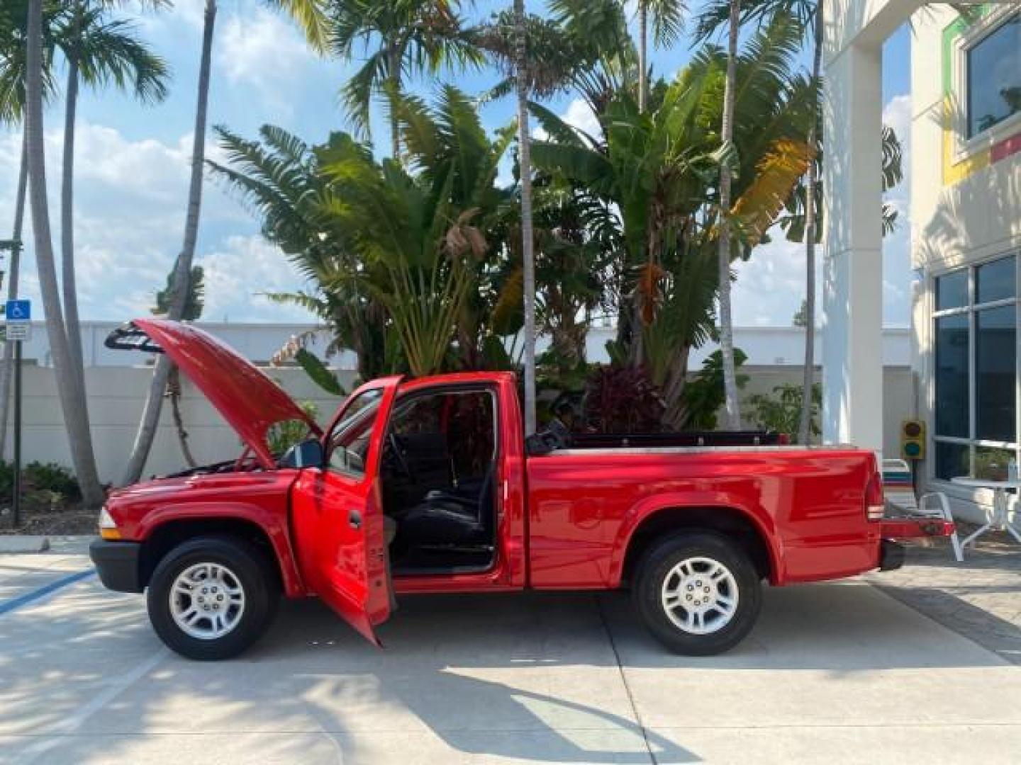 2004 Flame Red /Dark Slate Gray Dodge Dakota AC LOW MILES 25,008 (1D7FL16K04S) with an 3.7L SMPI V6 Magnum Engine engine, Automatic transmission, located at 4701 North Dixie Hwy, Pompano Beach, FL, 33064, (954) 422-2889, 26.240938, -80.123474 - OUR WEBPAGE FLORIDACARS1.COM HAS OVER 100 PHOTOS AND FREE CARFAX LINK 2004 DODGE DAKOTA VIN: 1D7FL16K04S664041 1 D 7 F L 1 6 K 0 4 S 6 6 4 0 4 1 PICKUP 3.7L V6 F GASOLINE REAR WHEEL DRIVE Top Features Alloy Wheels Bed Liner Cloth Seats Basic Features ABS Brakes AM/FM Stereo Air Conditioning Automati - Photo#8