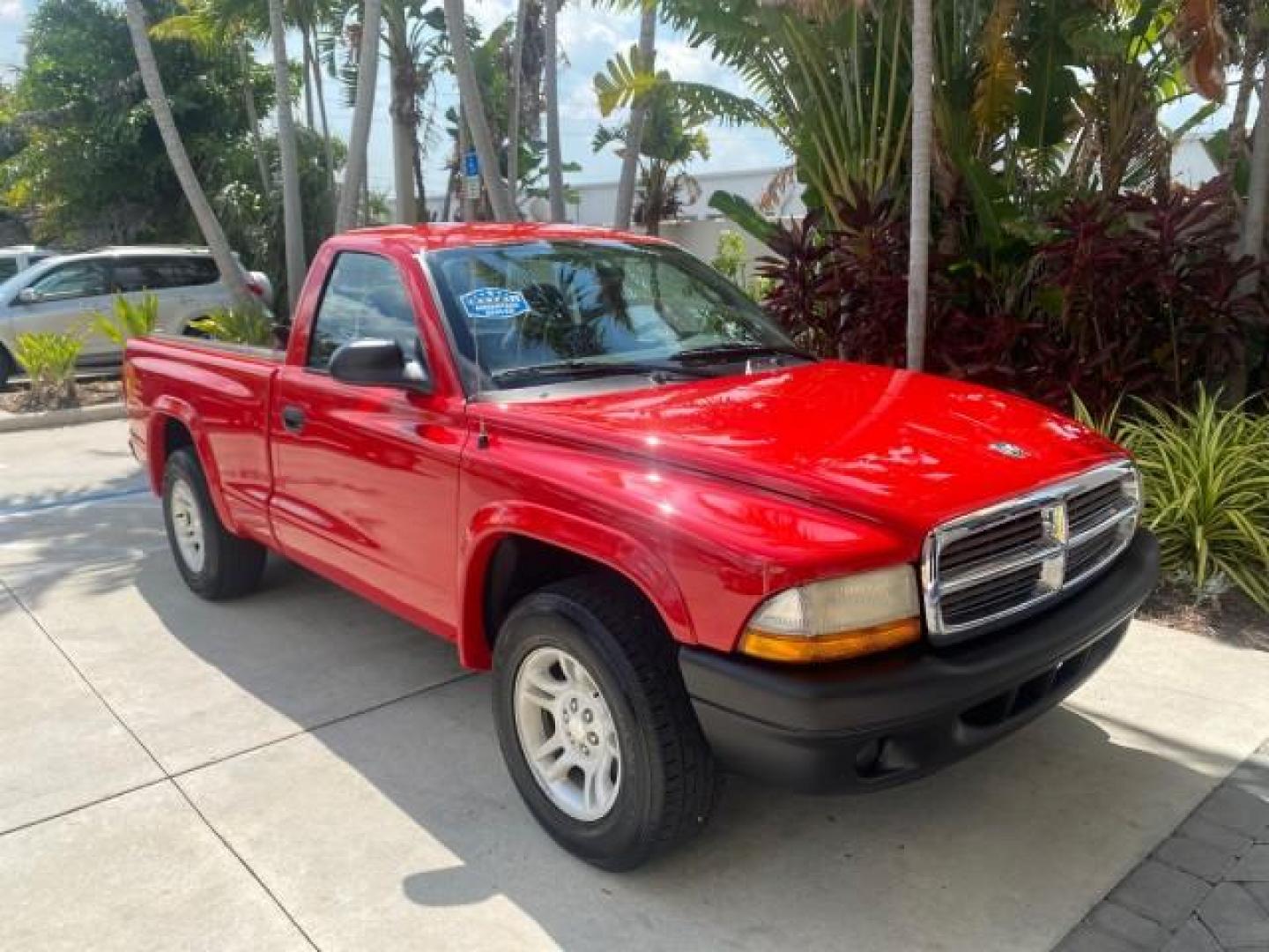 2004 Flame Red /Dark Slate Gray Dodge Dakota AC LOW MILES 25,008 (1D7FL16K04S) with an 3.7L SMPI V6 Magnum Engine engine, Automatic transmission, located at 4701 North Dixie Hwy, Pompano Beach, FL, 33064, (954) 422-2889, 26.240938, -80.123474 - OUR WEBPAGE FLORIDACARS1.COM HAS OVER 100 PHOTOS AND FREE CARFAX LINK 2004 DODGE DAKOTA VIN: 1D7FL16K04S664041 1 D 7 F L 1 6 K 0 4 S 6 6 4 0 4 1 PICKUP 3.7L V6 F GASOLINE REAR WHEEL DRIVE Top Features Alloy Wheels Bed Liner Cloth Seats Basic Features ABS Brakes AM/FM Stereo Air Conditioning Automati - Photo#24