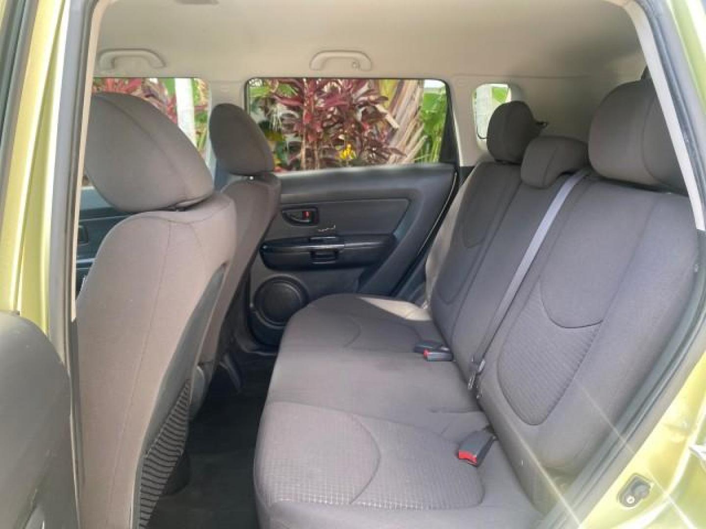 2013 Alien Pearl Metallic /Black seat trim Kia Soul LOW MILES 47,876 (KNDJT2A52D7) with an 1.6L DOHC GDI Dual-CVVT 16-Valve I4 Engine engine, Automatic transmission, located at 4701 North Dixie Hwy, Pompano Beach, FL, 33064, (954) 422-2889, 26.240938, -80.123474 - OUR WEBPAGE FLORIDACARS1.COM HAS OVER 100 PHOTOS AND FREE CARFAX LINK 2013 KIA SOUL VIN: KNDJT2A52D7532347 K N D J T 2 A 5 2 D 7 5 3 2 3 4 7 4 DOOR WAGON/SPORT UTILITY 1.6L I4 F DOHC 16V GASOLINE FRONT WHEEL DRIVE Features ABS Brakes Air Conditioning AM/FM Stereo Automatic Transmission Auxiliary Aud - Photo#64