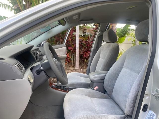 2004 Lunar Mist Metallic /Light Gray Toyota Corolla LE LOW MILES 47,436 (2T1BR38E04C) with an 1.8L DOHC EFI 16-Valve 4-Cyl Aluminum Engine engine, Automatic transmission, located at 4701 North Dixie Hwy, Pompano Beach, FL, 33064, (954) 422-2889, 26.240938, -80.123474 - OUR WEBPAGE FLORIDACARS1.COM HAS OVER 100 PHOTOS AND FREE CARFAX LINK 2004 TOYOTA COROLLA VIN: 2T1BR38E04C236689 2 T 1 B R 3 8 E 0 4 C 2 3 6 6 8 9 SEDAN 4 DR 1.8L I4 F DOHC 16V GASOLINE FRONT WHEEL DRIVE Features ABS Brakes Air Conditioning AM/FM Stereo Automatic Transmission CD Audio Cloth Seats Cr - Photo#10