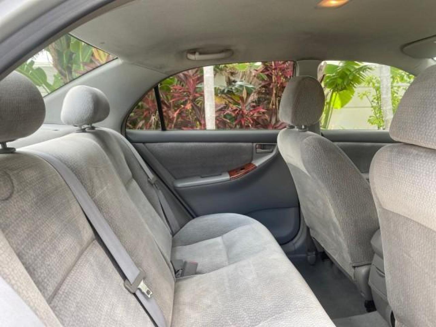 2004 Lunar Mist Metallic /Light Gray Toyota Corolla LE LOW MILES 47,436 (2T1BR38E04C) with an 1.8L DOHC EFI 16-Valve 4-Cyl Aluminum Engine engine, Automatic transmission, located at 4701 North Dixie Hwy, Pompano Beach, FL, 33064, (954) 422-2889, 26.240938, -80.123474 - OUR WEBPAGE FLORIDACARS1.COM HAS OVER 100 PHOTOS AND FREE CARFAX LINK 2004 TOYOTA COROLLA CE VIN: 2T1BR38E04C236689 2 T 1 B R 3 8 E 0 4 C 2 3 6 6 8 9 SEDAN 4 DR 1.8L I4 F DOHC 16V GASOLINE FRONT WHEEL DRIVE Features ABS Brakes Air Conditioning AM/FM Stereo Automatic Transmission CD Audio Cloth Seats - Photo#92