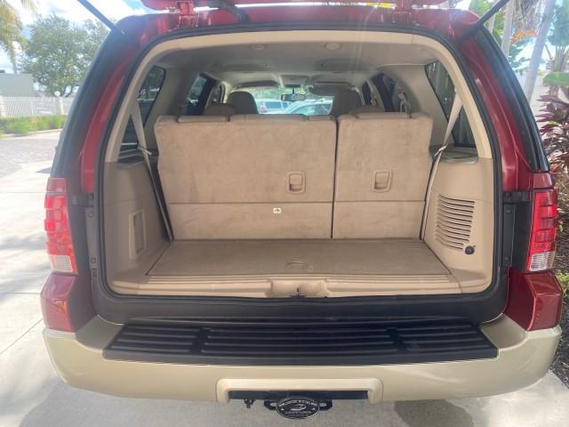 2006 Redfire Metallic /Medium Parchment Ford Expedition Eddie Bauer 1 OWNER FL (1FMPU17556L) with an 5.4L SOHC SEFI 24-Valve V8 Engine engine, Automatic transmission, located at 4701 North Dixie Hwy, Pompano Beach, FL, 33064, (954) 422-2889, 26.240938, -80.123474 - OUR WEBPAGE FLORIDACARS1.COM HAS OVER 100 PHOTOS AND FREE CARFAX LINK 2006 FORD EXPEDITION EDDIE BAUER VIN: 1FMPU17556LA63057 1 F M P U 1 7 5 5 6 L A 6 3 0 5 7 4 DOOR WAGON/SPORT UTILITY 5.4L V8 F SOHC GASOLINE REAR WHEEL DRIVE Top Features Alloy Wheels Leather Seats Memory Seat(s) Power Folding Thi - Photo#82