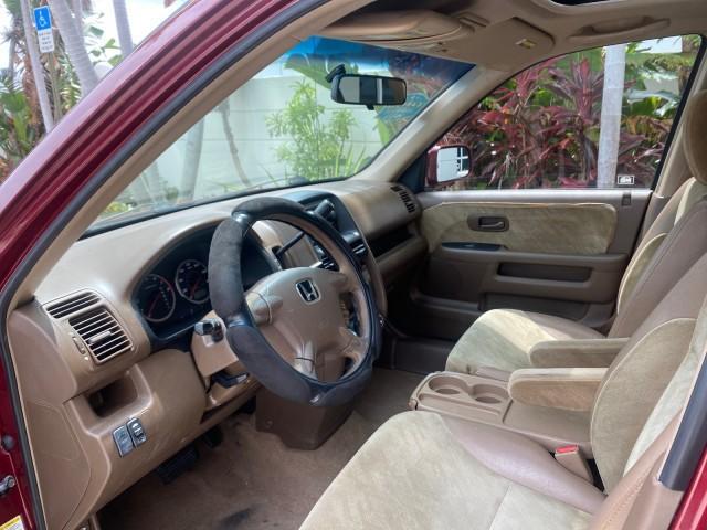 2003 Chianti Red Pearl /Saddle Honda CR-V EX 4WD NICE CLEAN SUNROOF (JHLRD78843C) with an 2.4L DOHC i-VTEC 16-Valve I4 Engine engine, Automatic transmission, located at 4701 North Dixie Hwy, Pompano Beach, FL, 33064, (954) 422-2889, 26.240938, -80.123474 - OUR WEBPAGE FLORIDACARS1.COM HAS OVER 100 PHOTOS AND FREE CARFAX LINK 2003 HONDA CR-V EX VIN: JHLRD78843C024323 J H L R D 7 8 8 4 3 C 0 2 4 3 2 3 4 DOOR WAGON/SPORT UTILITY 2.4L I4 F DOHC GASOLINE ALL WHEEL DRIVE Basic Features ABS Brakes AM/FM Stereo Air Conditioning Automatic Transmission Sunroof - Photo#35