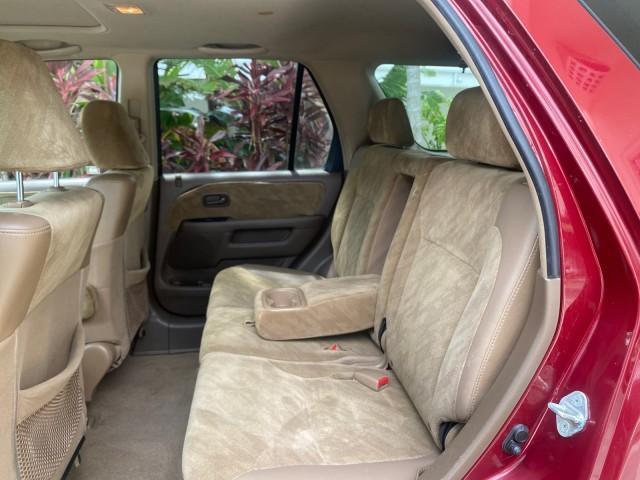 2003 Chianti Red Pearl /Saddle Honda CR-V EX 4WD NICE CLEAN SUNROOF (JHLRD78843C) with an 2.4L DOHC i-VTEC 16-Valve I4 Engine engine, Automatic transmission, located at 4701 North Dixie Hwy, Pompano Beach, FL, 33064, (954) 422-2889, 26.240938, -80.123474 - OUR WEBPAGE FLORIDACARS1.COM HAS OVER 100 PHOTOS AND FREE CARFAX LINK 2003 HONDA CR-V EX VIN: JHLRD78843C024323 J H L R D 7 8 8 4 3 C 0 2 4 3 2 3 4 DOOR WAGON/SPORT UTILITY 2.4L I4 F DOHC GASOLINE ALL WHEEL DRIVE Basic Features ABS Brakes AM/FM Stereo Air Conditioning Automatic Transmission Sunroof - Photo#66