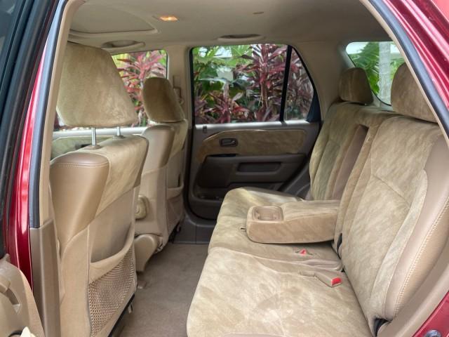 2003 Chianti Red Pearl /Saddle Honda CR-V EX 4WD NICE CLEAN SUNROOF (JHLRD78843C) with an 2.4L DOHC i-VTEC 16-Valve I4 Engine engine, Automatic transmission, located at 4701 North Dixie Hwy, Pompano Beach, FL, 33064, (954) 422-2889, 26.240938, -80.123474 - OUR WEBPAGE FLORIDACARS1.COM HAS OVER 100 PHOTOS AND FREE CARFAX LINK 2003 HONDA CR-V EX VIN: JHLRD78843C024323 J H L R D 7 8 8 4 3 C 0 2 4 3 2 3 4 DOOR WAGON/SPORT UTILITY 2.4L I4 F DOHC GASOLINE ALL WHEEL DRIVE Basic Features ABS Brakes AM/FM Stereo Air Conditioning Automatic Transmission Sunroof - Photo#68