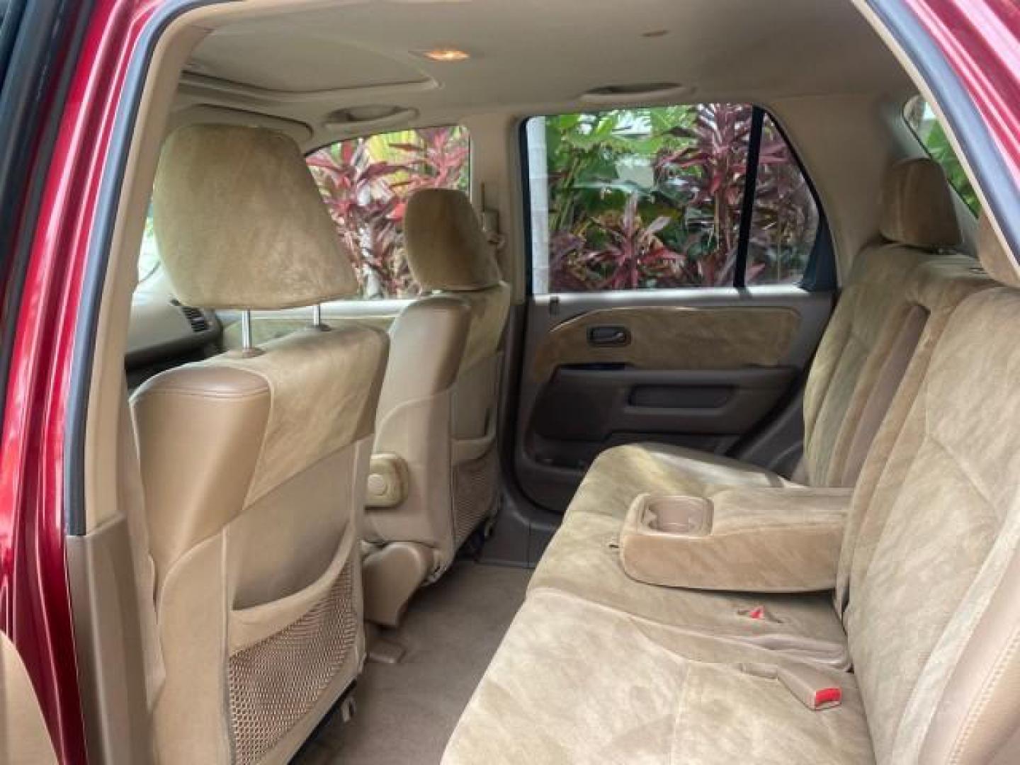 2003 Chianti Red Pearl /Saddle Honda CR-V EX 4WD NICE CLEAN SUNROOF (JHLRD78843C) with an 2.4L DOHC i-VTEC 16-Valve I4 Engine engine, Automatic transmission, located at 4701 North Dixie Hwy, Pompano Beach, FL, 33064, (954) 422-2889, 26.240938, -80.123474 - OUR WEBPAGE FLORIDACARS1.COM HAS OVER 100 PHOTOS AND FREE CARFAX LINK 2003 HONDA CR-V EX VIN: JHLRD78843C024323 J H L R D 7 8 8 4 3 C 0 2 4 3 2 3 4 DOOR WAGON/SPORT UTILITY 2.4L I4 F DOHC GASOLINE ALL WHEEL DRIVE Basic Features ABS Brakes AM/FM Stereo Air Conditioning Automatic Transmission Sunroof - Photo#69
