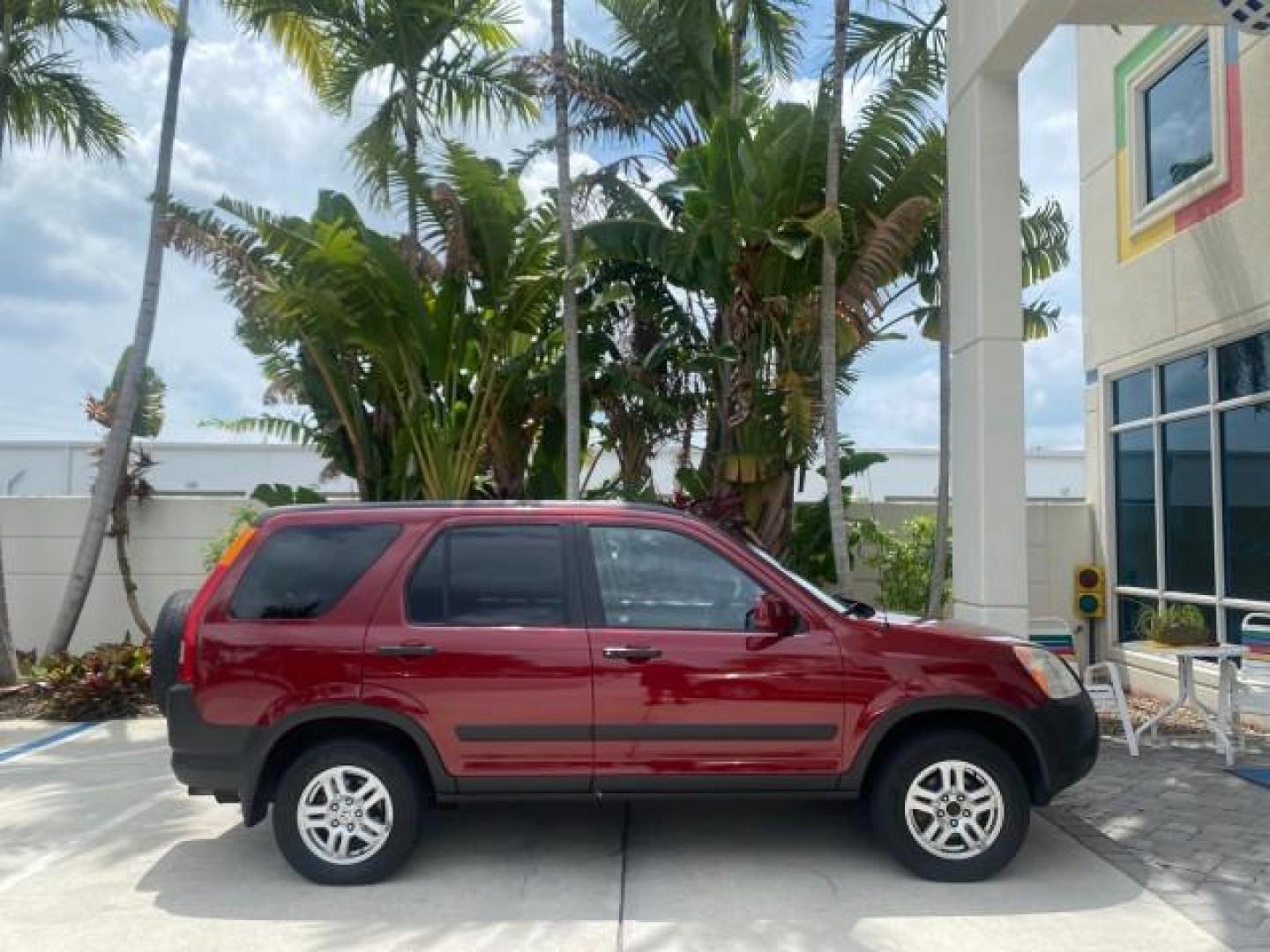 2003 Chianti Red Pearl /Saddle Honda CR-V EX 4WD NICE CLEAN SUNROOF (JHLRD78843C) with an 2.4L DOHC i-VTEC 16-Valve I4 Engine engine, Automatic transmission, located at 4701 North Dixie Hwy, Pompano Beach, FL, 33064, (954) 422-2889, 26.240938, -80.123474 - OUR WEBPAGE FLORIDACARS1.COM HAS OVER 100 PHOTOS AND FREE CARFAX LINK 2003 HONDA CR-V EX VIN: JHLRD78843C024323 J H L R D 7 8 8 4 3 C 0 2 4 3 2 3 4 DOOR WAGON/SPORT UTILITY 2.4L I4 F DOHC GASOLINE ALL WHEEL DRIVE Basic Features ABS Brakes AM/FM Stereo Air Conditioning Automatic Transmission Sunroof - Photo#90