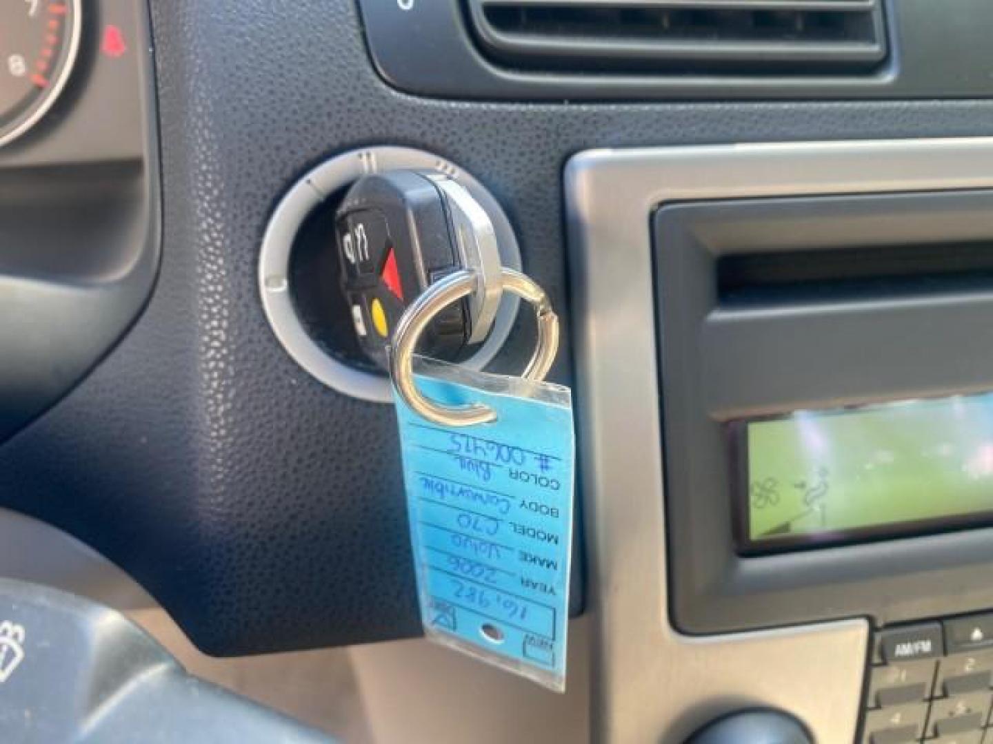 2006 Celestial Blue Metallic /Calcite Cream Volvo C70 LOW MILES 16,982 CONV (YV1MC68276J) with an 2.5L DOHC Turbocharged I5 Engine engine, Automatic transmission, located at 4701 North Dixie Hwy, Pompano Beach, FL, 33064, (954) 422-2889, 26.240938, -80.123474 - OUR WEBPAGE FLORIDACARS1.COM HAS OVER 100 PHOTOS AND FREE CARFAX LINK 2006 VOLVO C70 T5 ORIGINAL PRICE NEW : $41,510 VIN: YV1MC68276J006425 Y V 1 M C 6 8 2 7 6 J 0 0 6 4 2 5 CONVERTIBLE 2.5L I5 F GASOLINE FRONT WHEEL DRIVE Features ABS Brakes Air Conditioning Alloy Wheels AM/FM Stereo Automatic Tran - Photo#46