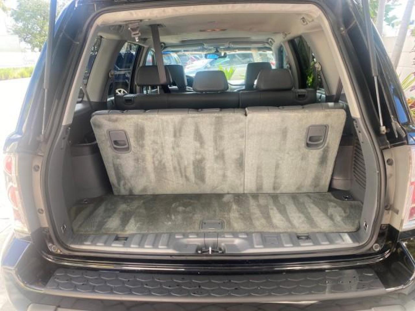 2008 Formal Black /Gray Honda Pilot EX-L 1 OWNER FL LOW-MILES 75,390 (5FNYF28548B) with an 3.5L SOHC MPFI 24-Valve i-VTEC V6 Engine engine, Automatic transmission, located at 4701 North Dixie Hwy, Pompano Beach, FL, 33064, (954) 422-2889, 26.240938, -80.123474 - OUR WEBPAGE FLORIDACARS1.COM HAS OVER 100 PHOTOS AND FREE CARFAX LINK 2008 HONDA PILOT EX-L VIN: 5FNYF28548B019659 5 F N Y F 2 8 5 4 8 B 0 1 9 6 5 9 4 DOOR WAGON/SPORT UTILITY 3.5L V6 F SOHC 24V GASOLINE FRONT WHEEL DRIVE Features ABS Brakes Air Conditioning Alloy Wheels AM/FM Stereo Automatic Trans - Photo#93