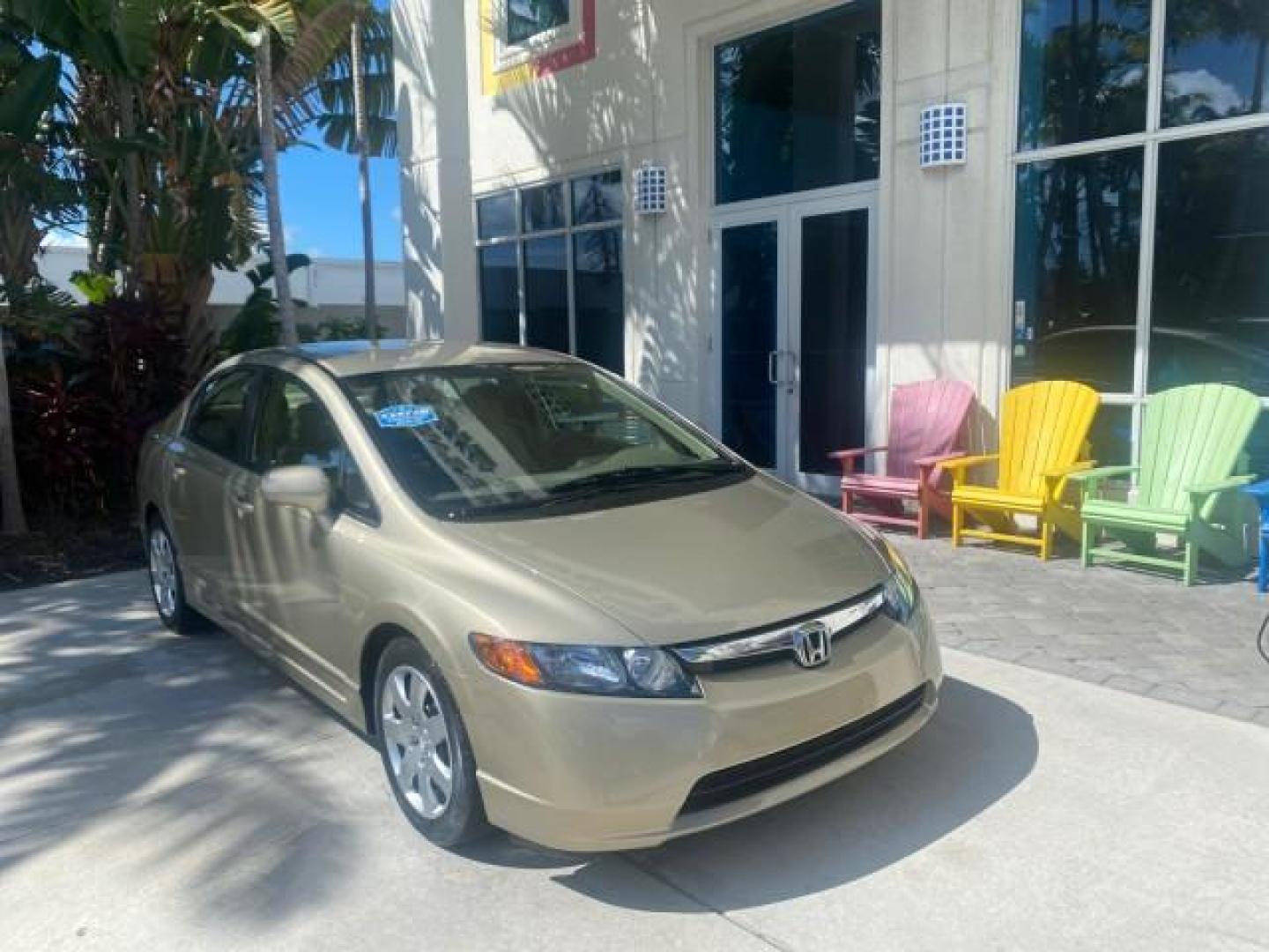 2008 Borrego Beige Metallic /Gray Honda Civic Sdn LX LOW MILES 26,917 1 OWNER (1HGFA16538L) with an 1.8L SOHC MPFI 16-Valve i-VTEC I4 Engine engine, Automatic transmission, located at 4701 North Dixie Hwy, Pompano Beach, FL, 33064, (954) 422-2889, 26.240938, -80.123474 - OUR WEBPAGE FLORIDACARS1.COM HAS OVER 100 PHOTOS AND FREE CARFAX LINK 2008 HONDA CIVIC LX VIN: 1HGFA16538L117891 1 H G F A 1 6 5 3 8 L 1 1 7 8 9 1 SEDAN 4 DR 1.8L I4 F SOHC 16V GASOLINE FRONT WHEEL DRIVE Features ABS Brakes Air Conditioning AM/FM Stereo Automatic Transmission Auxiliary Audio Input C - Photo#1