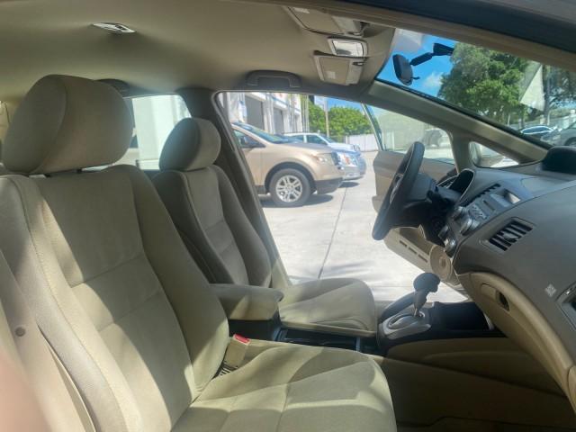 2008 Borrego Beige Metallic /Gray Honda Civic Sdn LX LOW MILES 26,922 1 OWNER (1HGFA16538L) with an 1.8L SOHC MPFI 16-Valve i-VTEC I4 Engine engine, Automatic transmission, located at 4701 North Dixie Hwy, Pompano Beach, FL, 33064, (954) 422-2889, 26.240938, -80.123474 - OUR WEBPAGE FLORIDACARS1.COM HAS OVER 100 PHOTOS AND FREE CARFAX LINK 2008 HONDA CIVIC LX VIN: 1HGFA16538L117891 1 H G F A 1 6 5 3 8 L 1 1 7 8 9 1 SEDAN 4 DR 1.8L I4 F SOHC 16V GASOLINE FRONT WHEEL DRIVE Features ABS Brakes Air Conditioning AM/FM Stereo Automatic Transmission Auxiliary Audio Input C - Photo#12