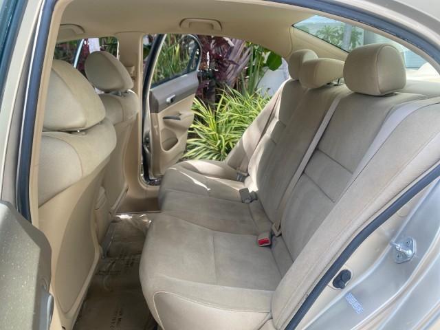 2008 Borrego Beige Metallic /Gray Honda Civic Sdn LX LOW MILES 26,922 1 OWNER (1HGFA16538L) with an 1.8L SOHC MPFI 16-Valve i-VTEC I4 Engine engine, Automatic transmission, located at 4701 North Dixie Hwy, Pompano Beach, FL, 33064, (954) 422-2889, 26.240938, -80.123474 - OUR WEBPAGE FLORIDACARS1.COM HAS OVER 100 PHOTOS AND FREE CARFAX LINK 2008 HONDA CIVIC LX VIN: 1HGFA16538L117891 1 H G F A 1 6 5 3 8 L 1 1 7 8 9 1 SEDAN 4 DR 1.8L I4 F SOHC 16V GASOLINE FRONT WHEEL DRIVE Features ABS Brakes Air Conditioning AM/FM Stereo Automatic Transmission Auxiliary Audio Input C - Photo#14