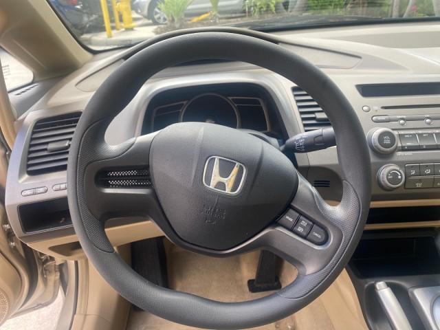 2008 Borrego Beige Metallic /Gray Honda Civic Sdn LX LOW MILES 26,922 1 OWNER (1HGFA16538L) with an 1.8L SOHC MPFI 16-Valve i-VTEC I4 Engine engine, Automatic transmission, located at 4701 North Dixie Hwy, Pompano Beach, FL, 33064, (954) 422-2889, 26.240938, -80.123474 - OUR WEBPAGE FLORIDACARS1.COM HAS OVER 100 PHOTOS AND FREE CARFAX LINK 2008 HONDA CIVIC LX VIN: 1HGFA16538L117891 1 H G F A 1 6 5 3 8 L 1 1 7 8 9 1 SEDAN 4 DR 1.8L I4 F SOHC 16V GASOLINE FRONT WHEEL DRIVE Features ABS Brakes Air Conditioning AM/FM Stereo Automatic Transmission Auxiliary Audio Input C - Photo#37