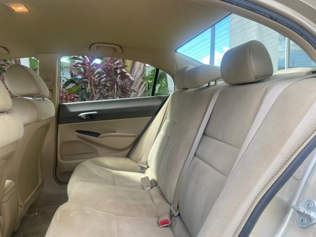 2008 Borrego Beige Metallic /Gray Honda Civic Sdn LX LOW MILES 26,922 1 OWNER (1HGFA16538L) with an 1.8L SOHC MPFI 16-Valve i-VTEC I4 Engine engine, Automatic transmission, located at 4701 North Dixie Hwy, Pompano Beach, FL, 33064, (954) 422-2889, 26.240938, -80.123474 - OUR WEBPAGE FLORIDACARS1.COM HAS OVER 100 PHOTOS AND FREE CARFAX LINK 2008 HONDA CIVIC LX VIN: 1HGFA16538L117891 1 H G F A 1 6 5 3 8 L 1 1 7 8 9 1 SEDAN 4 DR 1.8L I4 F SOHC 16V GASOLINE FRONT WHEEL DRIVE Features ABS Brakes Air Conditioning AM/FM Stereo Automatic Transmission Auxiliary Audio Input C - Photo#61
