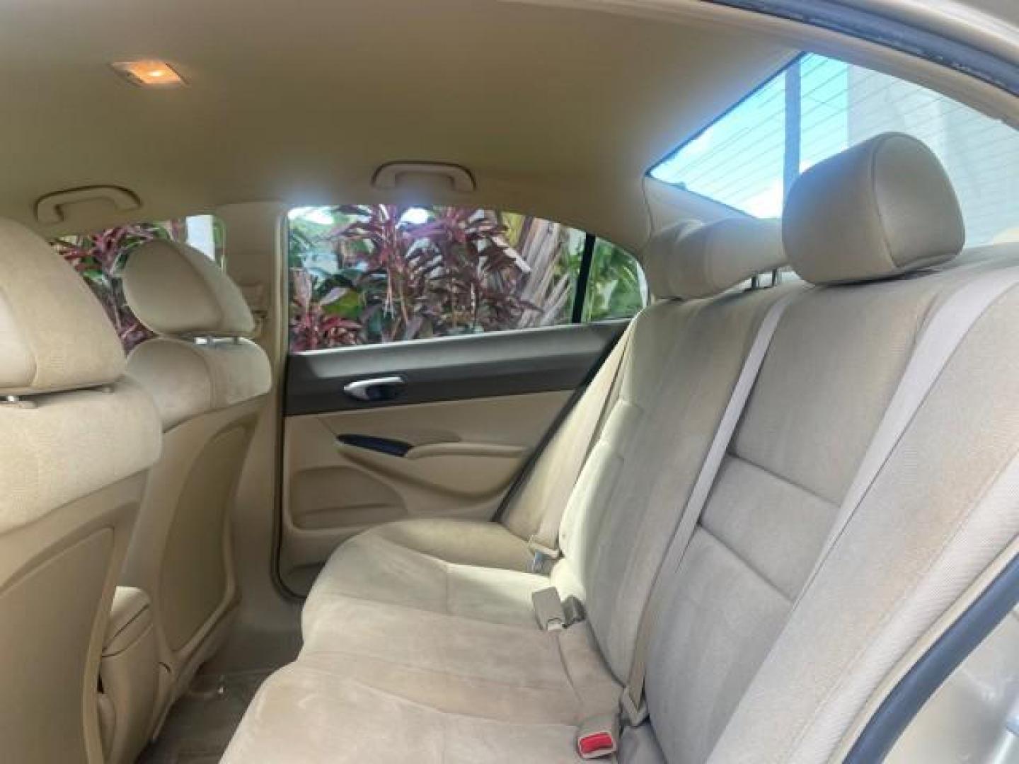 2008 Borrego Beige Metallic /Gray Honda Civic Sdn LX LOW MILES 26,917 1 OWNER (1HGFA16538L) with an 1.8L SOHC MPFI 16-Valve i-VTEC I4 Engine engine, Automatic transmission, located at 4701 North Dixie Hwy, Pompano Beach, FL, 33064, (954) 422-2889, 26.240938, -80.123474 - OUR WEBPAGE FLORIDACARS1.COM HAS OVER 100 PHOTOS AND FREE CARFAX LINK 2008 HONDA CIVIC LX VIN: 1HGFA16538L117891 1 H G F A 1 6 5 3 8 L 1 1 7 8 9 1 SEDAN 4 DR 1.8L I4 F SOHC 16V GASOLINE FRONT WHEEL DRIVE Features ABS Brakes Air Conditioning AM/FM Stereo Automatic Transmission Auxiliary Audio Input C - Photo#62
