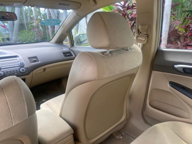 2008 Borrego Beige Metallic /Gray Honda Civic Sdn LX LOW MILES 26,922 1 OWNER (1HGFA16538L) with an 1.8L SOHC MPFI 16-Valve i-VTEC I4 Engine engine, Automatic transmission, located at 4701 North Dixie Hwy, Pompano Beach, FL, 33064, (954) 422-2889, 26.240938, -80.123474 - OUR WEBPAGE FLORIDACARS1.COM HAS OVER 100 PHOTOS AND FREE CARFAX LINK 2008 HONDA CIVIC LX VIN: 1HGFA16538L117891 1 H G F A 1 6 5 3 8 L 1 1 7 8 9 1 SEDAN 4 DR 1.8L I4 F SOHC 16V GASOLINE FRONT WHEEL DRIVE Features ABS Brakes Air Conditioning AM/FM Stereo Automatic Transmission Auxiliary Audio Input C - Photo#69