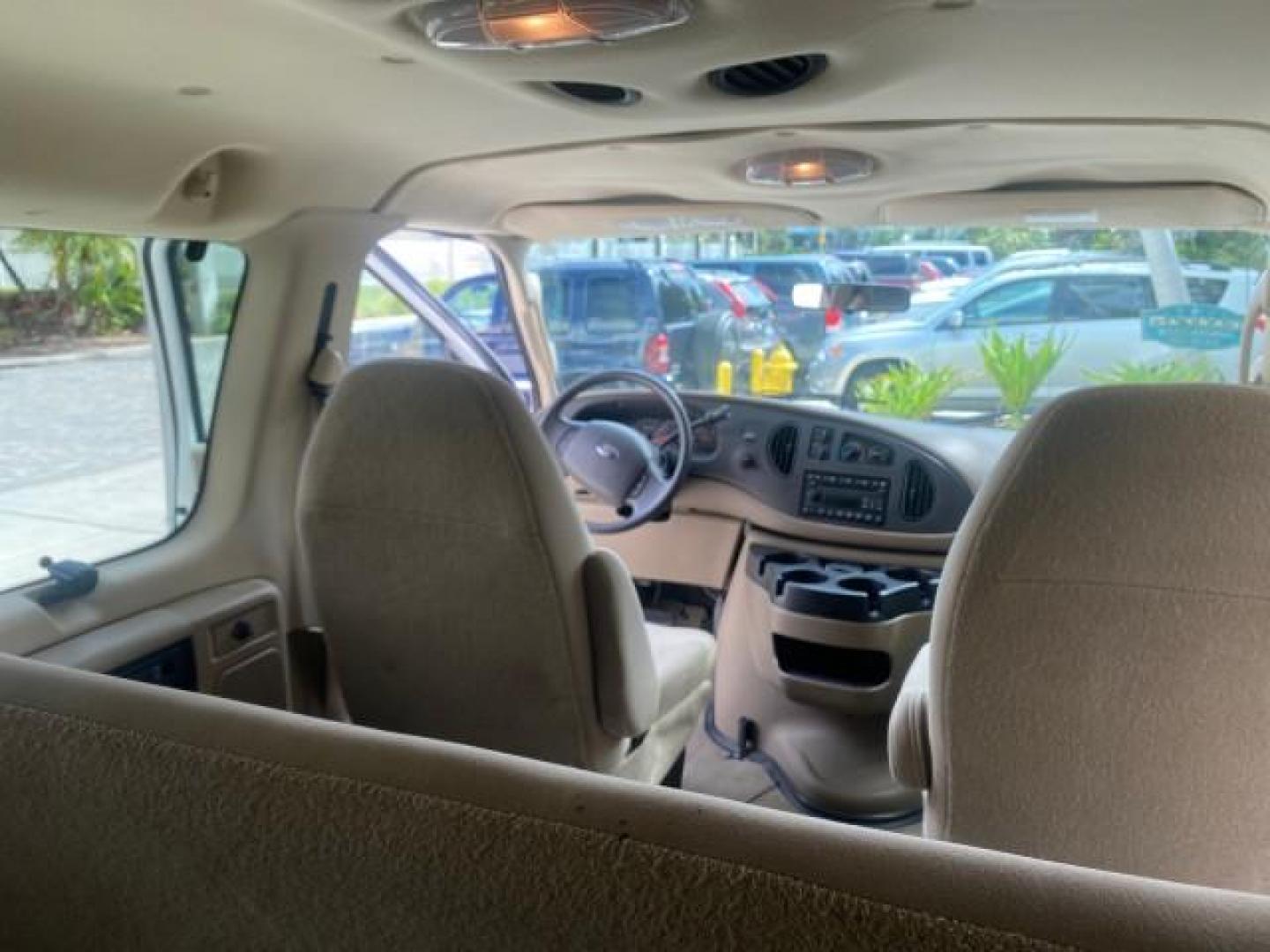 2006 Oxford White /Medium Flint Ford Econoline Wagon XLT LOW MILES 27,333 8 PASS (1FMRE11L86D) with an 5.4L EFI V8 Engine engine, Automatic transmission, located at 4701 North Dixie Hwy, Pompano Beach, FL, 33064, (954) 422-2889, 26.240938, -80.123474 - OUR WEBPAGE FLORIDACARS1.COM HAS OVER 100 PHOTOS AND FREE CARFAX LINK 2006 FORD E-SERIES E-150 XL - DUAL AIR 8 PASSENGER XL VIN: 1FMRE11L86DA99672 1 F M R E 1 1 L 8 6 D A 9 9 6 7 2 VAN 5.4L V8 F GASOLINE REAR WHEEL DRIVE Features ABS Brakes Air Conditioning AM/FM Stereo Automatic Transmission Runnin - Photo#71