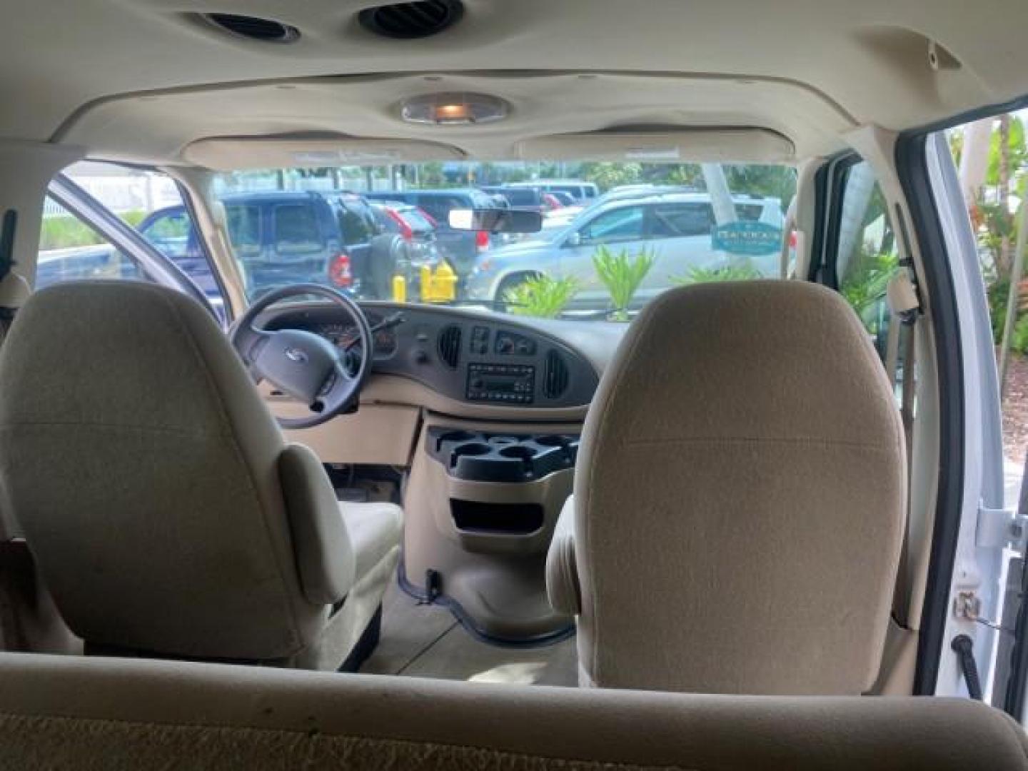 2006 Oxford White /Medium Flint Ford Econoline Wagon XLT LOW MILES 27,333 8 PASS (1FMRE11L86D) with an 5.4L EFI V8 Engine engine, Automatic transmission, located at 4701 North Dixie Hwy, Pompano Beach, FL, 33064, (954) 422-2889, 26.240938, -80.123474 - OUR WEBPAGE FLORIDACARS1.COM HAS OVER 100 PHOTOS AND FREE CARFAX LINK 2006 FORD E-SERIES E-150 XL - DUAL AIR 8 PASSENGER XL VIN: 1FMRE11L86DA99672 1 F M R E 1 1 L 8 6 D A 9 9 6 7 2 VAN 5.4L V8 F GASOLINE REAR WHEEL DRIVE Features ABS Brakes Air Conditioning AM/FM Stereo Automatic Transmission Runnin - Photo#72