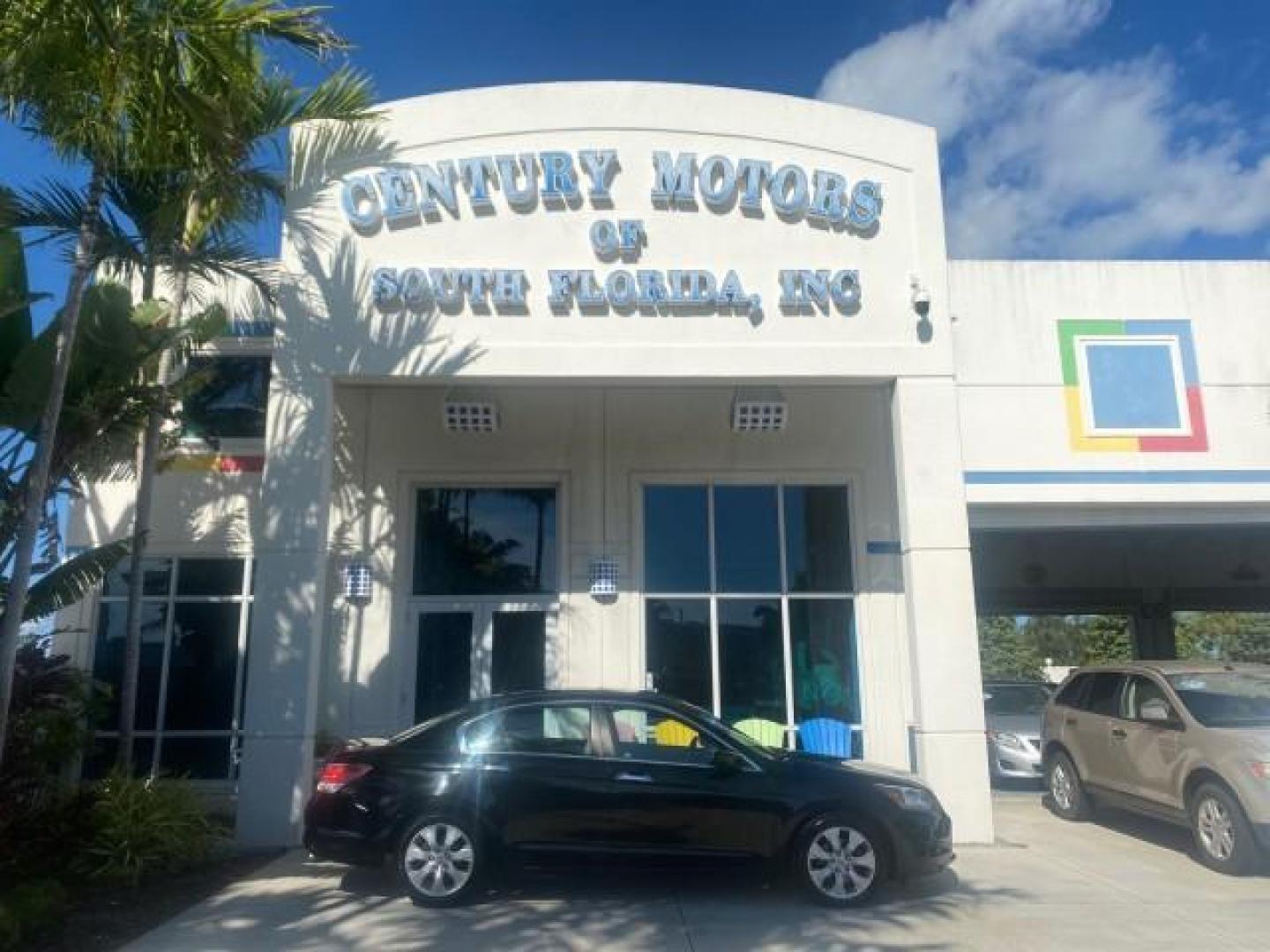 2010 Crystal Black Pearl /Ivory Honda Accord Sdn EX-L LOW MILES 68,158 (1HGCP3F8XAA) with an 3.5L SOHC MPFI 24-Valve i-VTEC V6 Engine engine, Automatic transmission, located at 4701 North Dixie Hwy, Pompano Beach, FL, 33064, (954) 422-2889, 26.240938, -80.123474 - OUR WEBPAGE FLORIDACARS1.COM HAS OVER 100 PHOTOS AND FREE CARFAX LINK 2010 HONDA ACCORD EX-L V6 VIN: 1HGCP3F8XAA027761 1 H G C P 3 F 8 X A A 0 2 7 7 6 1 SEDAN 4 DR 3.5L V6 F SOHC 24V GASOLINE FRONT WHEEL DRIVE Features ABS Brakes Air Conditioning Alloy Wheels AM/FM Stereo Automatic Transmission Auxi - Photo#0