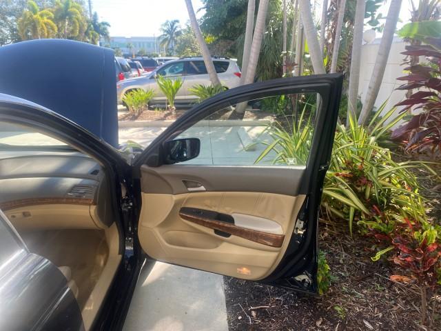 2010 Crystal Black Pearl /Ivory Honda Accord Sdn EX-L LOW MILES 68,167 (1HGCP3F8XAA) with an 3.5L SOHC MPFI 24-Valve i-VTEC V6 Engine engine, Automatic transmission, located at 4701 North Dixie Hwy, Pompano Beach, FL, 33064, (954) 422-2889, 26.240938, -80.123474 - OUR WEBPAGE FLORIDACARS1.COM HAS OVER 100 PHOTOS AND FREE CARFAX LINK 2010 HONDA ACCORD EX-L V6 VIN: 1HGCP3F8XAA027761 1 H G C P 3 F 8 X A A 0 2 7 7 6 1 SEDAN 4 DR 3.5L V6 F SOHC 24V GASOLINE FRONT WHEEL DRIVE Features ABS Brakes Air Conditioning Alloy Wheels AM/FM Stereo Automatic Transmission Auxi - Photo#11