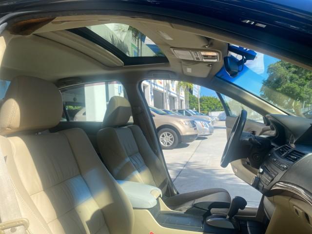 2010 Crystal Black Pearl /Ivory Honda Accord Sdn EX-L LOW MILES 68,167 (1HGCP3F8XAA) with an 3.5L SOHC MPFI 24-Valve i-VTEC V6 Engine engine, Automatic transmission, located at 4701 North Dixie Hwy, Pompano Beach, FL, 33064, (954) 422-2889, 26.240938, -80.123474 - OUR WEBPAGE FLORIDACARS1.COM HAS OVER 100 PHOTOS AND FREE CARFAX LINK 2010 HONDA ACCORD EX-L V6 VIN: 1HGCP3F8XAA027761 1 H G C P 3 F 8 X A A 0 2 7 7 6 1 SEDAN 4 DR 3.5L V6 F SOHC 24V GASOLINE FRONT WHEEL DRIVE Features ABS Brakes Air Conditioning Alloy Wheels AM/FM Stereo Automatic Transmission Auxi - Photo#12