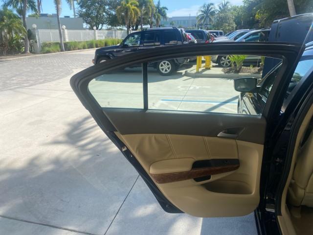 2010 Crystal Black Pearl /Ivory Honda Accord Sdn EX-L LOW MILES 68,167 (1HGCP3F8XAA) with an 3.5L SOHC MPFI 24-Valve i-VTEC V6 Engine engine, Automatic transmission, located at 4701 North Dixie Hwy, Pompano Beach, FL, 33064, (954) 422-2889, 26.240938, -80.123474 - OUR WEBPAGE FLORIDACARS1.COM HAS OVER 100 PHOTOS AND FREE CARFAX LINK 2010 HONDA ACCORD EX-L V6 VIN: 1HGCP3F8XAA027761 1 H G C P 3 F 8 X A A 0 2 7 7 6 1 SEDAN 4 DR 3.5L V6 F SOHC 24V GASOLINE FRONT WHEEL DRIVE Features ABS Brakes Air Conditioning Alloy Wheels AM/FM Stereo Automatic Transmission Auxi - Photo#13
