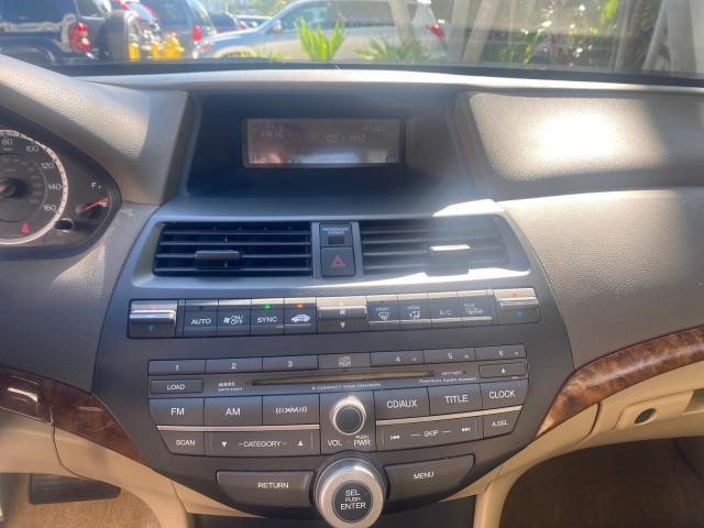 2010 Crystal Black Pearl /Ivory Honda Accord Sdn EX-L LOW MILES 68,167 (1HGCP3F8XAA) with an 3.5L SOHC MPFI 24-Valve i-VTEC V6 Engine engine, Automatic transmission, located at 4701 North Dixie Hwy, Pompano Beach, FL, 33064, (954) 422-2889, 26.240938, -80.123474 - OUR WEBPAGE FLORIDACARS1.COM HAS OVER 100 PHOTOS AND FREE CARFAX LINK 2010 HONDA ACCORD EX-L V6 VIN: 1HGCP3F8XAA027761 1 H G C P 3 F 8 X A A 0 2 7 7 6 1 SEDAN 4 DR 3.5L V6 F SOHC 24V GASOLINE FRONT WHEEL DRIVE Features ABS Brakes Air Conditioning Alloy Wheels AM/FM Stereo Automatic Transmission Auxi - Photo#47