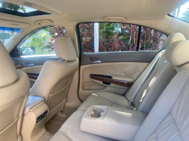 2010 Crystal Black Pearl /Ivory Honda Accord Sdn EX-L LOW MILES 68,167 (1HGCP3F8XAA) with an 3.5L SOHC MPFI 24-Valve i-VTEC V6 Engine engine, Automatic transmission, located at 4701 North Dixie Hwy, Pompano Beach, FL, 33064, (954) 422-2889, 26.240938, -80.123474 - OUR WEBPAGE FLORIDACARS1.COM HAS OVER 100 PHOTOS AND FREE CARFAX LINK 2010 HONDA ACCORD EX-L V6 VIN: 1HGCP3F8XAA027761 1 H G C P 3 F 8 X A A 0 2 7 7 6 1 SEDAN 4 DR 3.5L V6 F SOHC 24V GASOLINE FRONT WHEEL DRIVE Features ABS Brakes Air Conditioning Alloy Wheels AM/FM Stereo Automatic Transmission Auxi - Photo#69