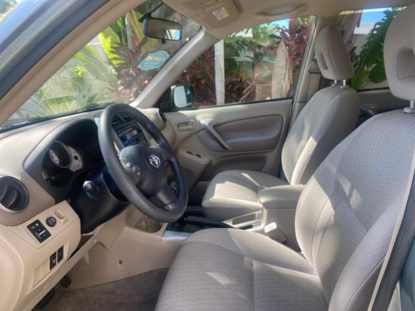 2005 Titanium Metallic /Taupe Toyota RAV4 LOW MILES 46,167 18 SERVICES (JTEGD20V650) with an 2.4L DOHC SFI 16-Valve VVT-i 4-Cyl Engine engine, Automatic transmission, located at 4701 North Dixie Hwy, Pompano Beach, FL, 33064, (954) 422-2889, 26.240938, -80.123474 - OUR WEBPAGE FLORIDACARS1.COM HAS OVER 100 PHOTOS AND FREE CARFAX LINK 2005 TOYOTA RAV4 VIN: JTEGD20V650076982 J T E G D 2 0 V 6 5 0 0 7 6 9 8 2 4 DOOR WAGON/SPORT UTILITY 2.4L I4 F DOHC 16V GASOLINE FRONT WHEEL DRIVE Features ABS Brakes Air Conditioning AM/FM Stereo Automatic Transmission Cassette P - Photo#35
