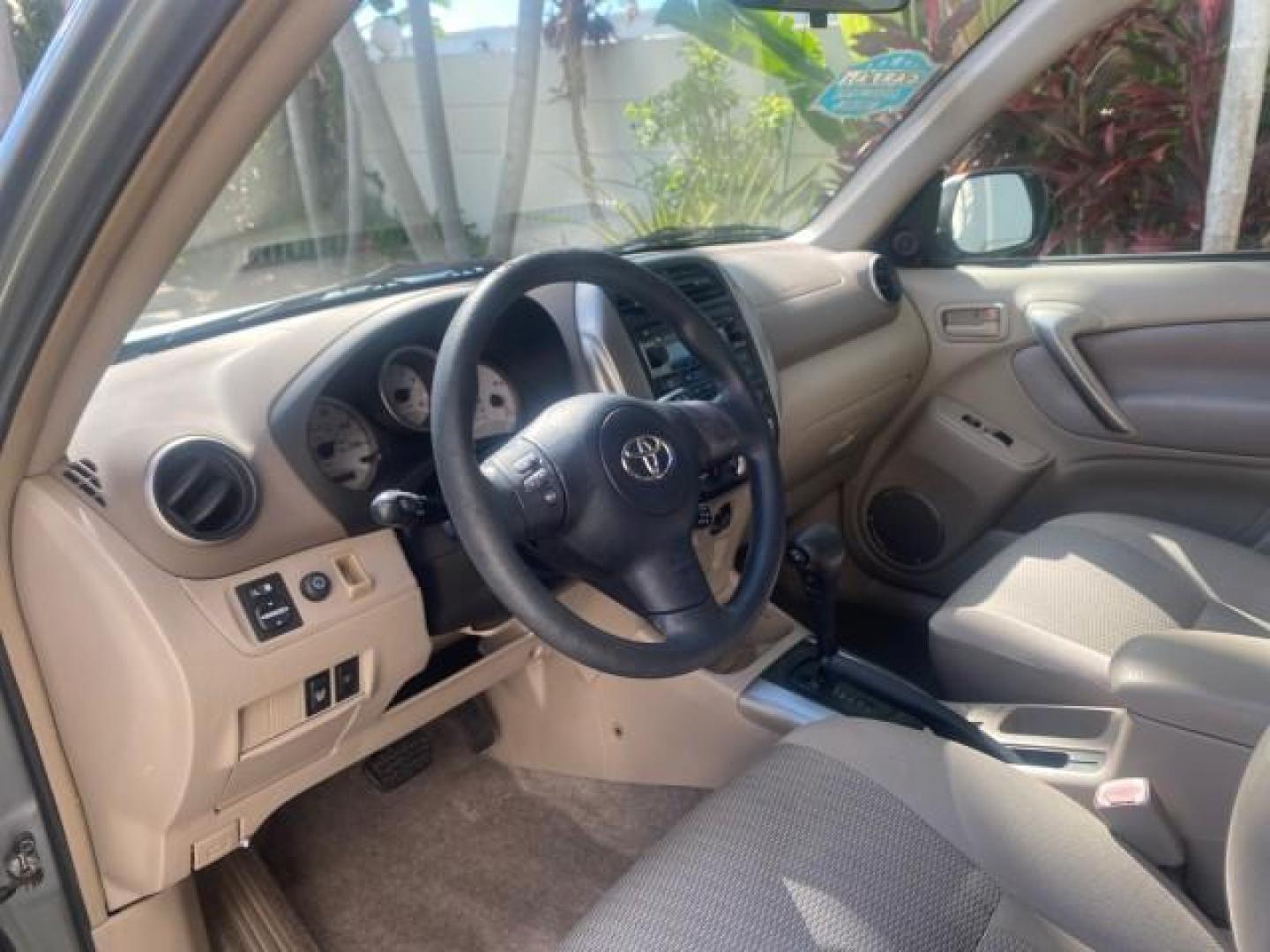 2005 Titanium Metallic /Taupe Toyota RAV4 LOW MILES 46,167 18 SERVICES (JTEGD20V650) with an 2.4L DOHC SFI 16-Valve VVT-i 4-Cyl Engine engine, Automatic transmission, located at 4701 North Dixie Hwy, Pompano Beach, FL, 33064, (954) 422-2889, 26.240938, -80.123474 - OUR WEBPAGE FLORIDACARS1.COM HAS OVER 100 PHOTOS AND FREE CARFAX LINK 2005 TOYOTA RAV4 VIN: JTEGD20V650076982 J T E G D 2 0 V 6 5 0 0 7 6 9 8 2 4 DOOR WAGON/SPORT UTILITY 2.4L I4 F DOHC 16V GASOLINE FRONT WHEEL DRIVE Features ABS Brakes Air Conditioning AM/FM Stereo Automatic Transmission Cassette P - Photo#37