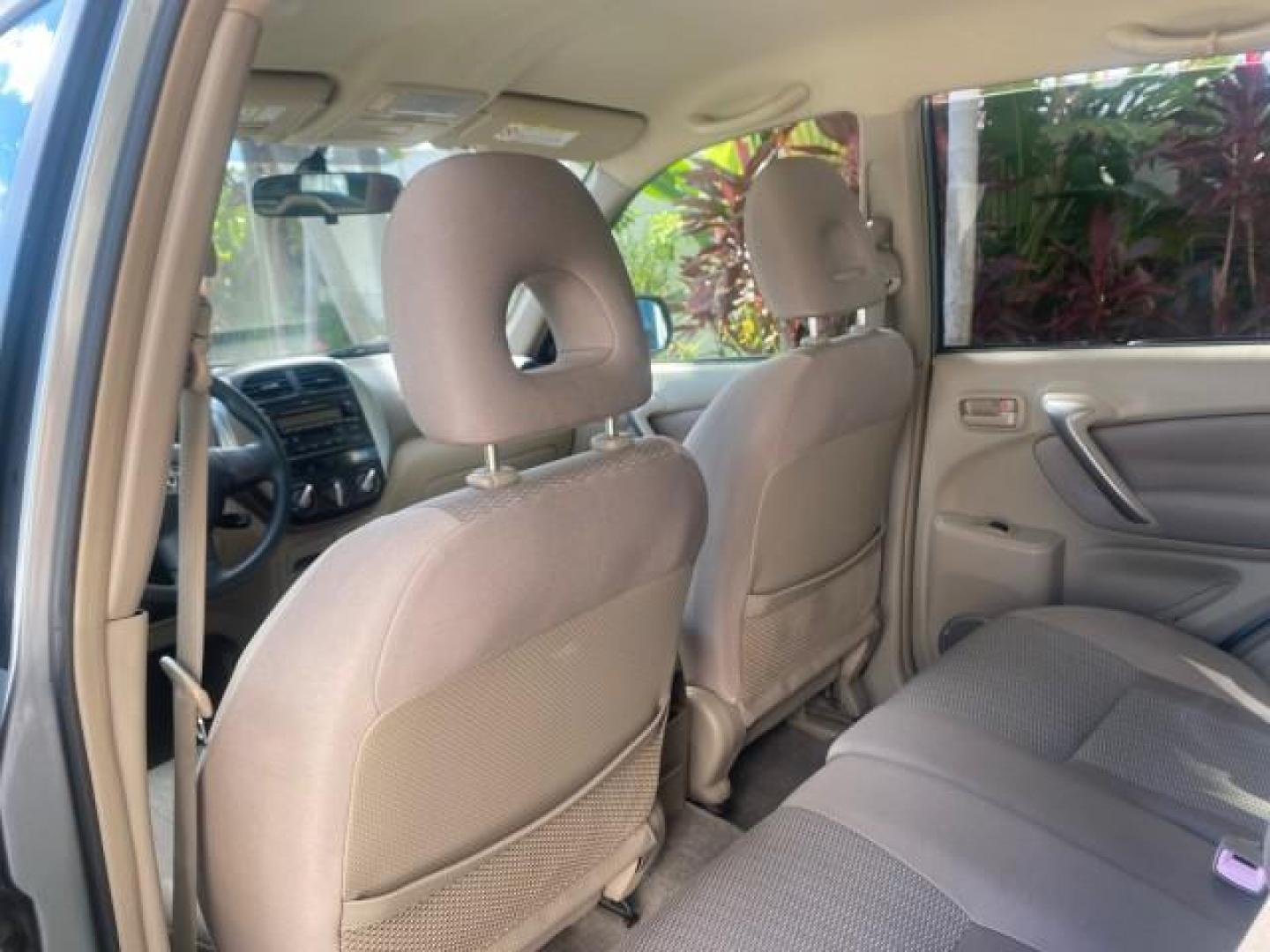 2005 Titanium Metallic /Taupe Toyota RAV4 LOW MILES 46,167 18 SERVICES (JTEGD20V650) with an 2.4L DOHC SFI 16-Valve VVT-i 4-Cyl Engine engine, Automatic transmission, located at 4701 North Dixie Hwy, Pompano Beach, FL, 33064, (954) 422-2889, 26.240938, -80.123474 - OUR WEBPAGE FLORIDACARS1.COM HAS OVER 100 PHOTOS AND FREE CARFAX LINK 2005 TOYOTA RAV4 VIN: JTEGD20V650076982 J T E G D 2 0 V 6 5 0 0 7 6 9 8 2 4 DOOR WAGON/SPORT UTILITY 2.4L I4 F DOHC 16V GASOLINE FRONT WHEEL DRIVE Features ABS Brakes Air Conditioning AM/FM Stereo Automatic Transmission Cassette P - Photo#69