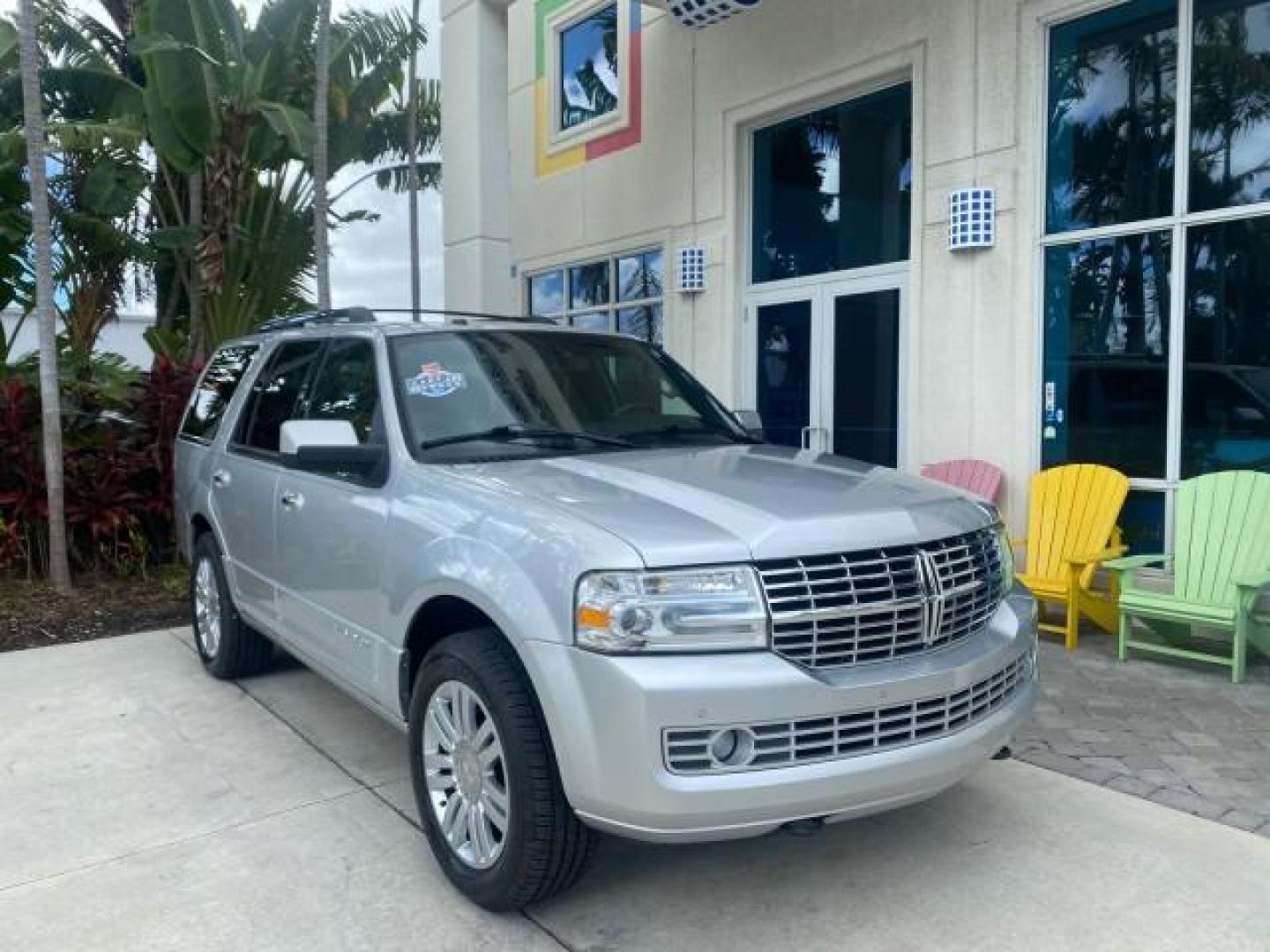 2011 White Platinum Tri-Coat Metallic /Stone Lincoln Navigator 1 OWNER FLORIDA SUNROOF (5LMJJ2H50BE) with an 5.4L SOHC 24-Valve V8 FFV Engine engine, Automatic transmission, located at 4701 North Dixie Hwy, Pompano Beach, FL, 33064, (954) 422-2889, 26.240938, -80.123474 - OUR WEBPAGE FLORIDACARS1.COM HAS OVER 100 PHOTOS AND FREE CARFAX LINK 2011 LINCOLN NAVIGATOR VIN: 5LMJJ2H50BEJ08212 5 L M J J 2 H 5 0 B E J 0 8 2 1 2 4 DOOR WAGON/SPORT UTILITY 5.4L V8 F SOHC 24V FLEX FUEL REAR WHEEL DRIVE Features A/C Seat(s) ABS Brakes Air Conditioning Alloy Wheels AM/FM Stereo Au - Photo#1