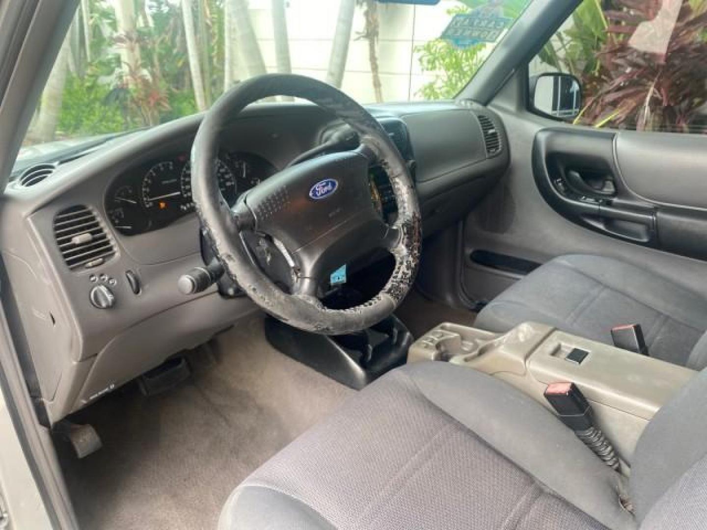 2002 Silver Frost Metallic /Dark Graphite Ford Ranger XLT 1 OWNER FLORIDA (1FTYR14U62P) with an 3.0L SEFI V6 Engine engine, Automatic transmission, located at 4701 North Dixie Hwy, Pompano Beach, FL, 33064, (954) 422-2889, 26.240938, -80.123474 - OUR WEBPAGE FLORIDACARS1.COM HAS OVER 100 PHOTOS AND FREE CARFAX LINK 2002 FORD RANGER EDGE VIN: 1FTYR14U62PA85366 1 F T Y R 1 4 U 6 2 P A 8 5 3 6 6 CLUB CAB PICKUP 3.0L V6 F OHV GASOLINE REAR WHEEL DRIVE Top Features Bed Liner Cloth Seats Tow Hitch Basic Features ABS Brakes Automatic Transmission C - Photo#38
