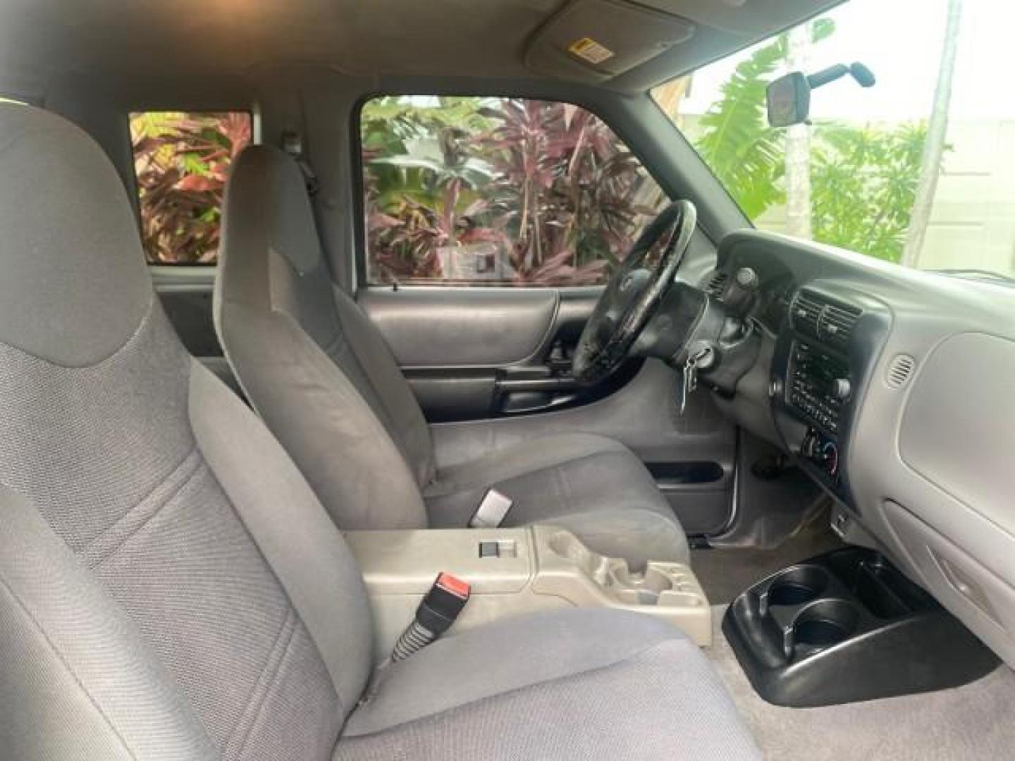 2002 Silver Frost Metallic /Dark Graphite Ford Ranger XLT 1 OWNER FLORIDA (1FTYR14U62P) with an 3.0L SEFI V6 Engine engine, Automatic transmission, located at 4701 North Dixie Hwy, Pompano Beach, FL, 33064, (954) 422-2889, 26.240938, -80.123474 - OUR WEBPAGE FLORIDACARS1.COM HAS OVER 100 PHOTOS AND FREE CARFAX LINK 2002 FORD RANGER EDGE VIN: 1FTYR14U62PA85366 1 F T Y R 1 4 U 6 2 P A 8 5 3 6 6 CLUB CAB PICKUP 3.0L V6 F OHV GASOLINE REAR WHEEL DRIVE Top Features Bed Liner Cloth Seats Tow Hitch Basic Features ABS Brakes Automatic Transmission C - Photo#90