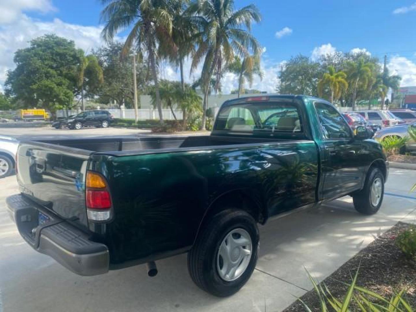 2003 Imperial Jade Mica /Oak Toyota Tundra LOW MILES 65,744 1 OWNER FL (5TBJN32173S) with an 3.4L DOHC EFI 24-Valve V6 Engine engine, Automatic transmission, located at 4701 North Dixie Hwy, Pompano Beach, FL, 33064, (954) 422-2889, 26.240938, -80.123474 - OUR WEBPAGE FLORIDACARS1.COM HAS OVER 100 PHOTOS AND FREE CARFAX LINK 2003 TOYOTA TUNDRA VIN: 5TBJN32173S387816 5 T B J N 3 2 1 7 3 S 3 8 7 8 1 6 PICKUP 3.4L V6 F DOHC 24V GASOLINE REAR WHEEL DRIVE Features ABS Brakes Air Conditioning AM/FM Stereo Automatic Transmission Bed Liner CD Audio Cloth Seat - Photo#7