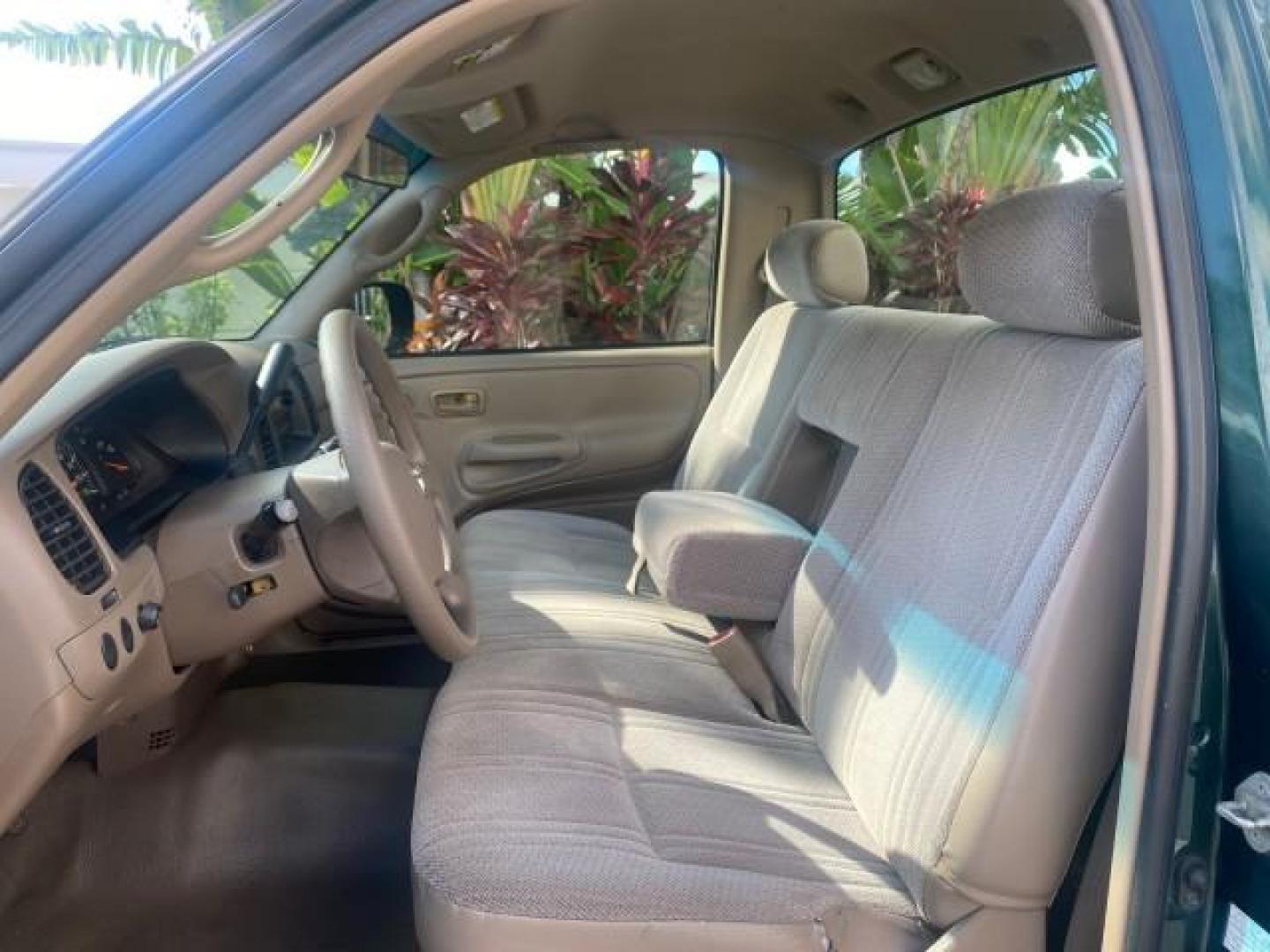 2003 Imperial Jade Mica /Oak Toyota Tundra LOW MILES 65,744 1 OWNER FL (5TBJN32173S) with an 3.4L DOHC EFI 24-Valve V6 Engine engine, Automatic transmission, located at 4701 North Dixie Hwy, Pompano Beach, FL, 33064, (954) 422-2889, 26.240938, -80.123474 - OUR WEBPAGE FLORIDACARS1.COM HAS OVER 100 PHOTOS AND FREE CARFAX LINK 2003 TOYOTA TUNDRA VIN: 5TBJN32173S387816 5 T B J N 3 2 1 7 3 S 3 8 7 8 1 6 PICKUP 3.4L V6 F DOHC 24V GASOLINE REAR WHEEL DRIVE Features ABS Brakes Air Conditioning AM/FM Stereo Automatic Transmission Bed Liner CD Audio Cloth Seat - Photo#42