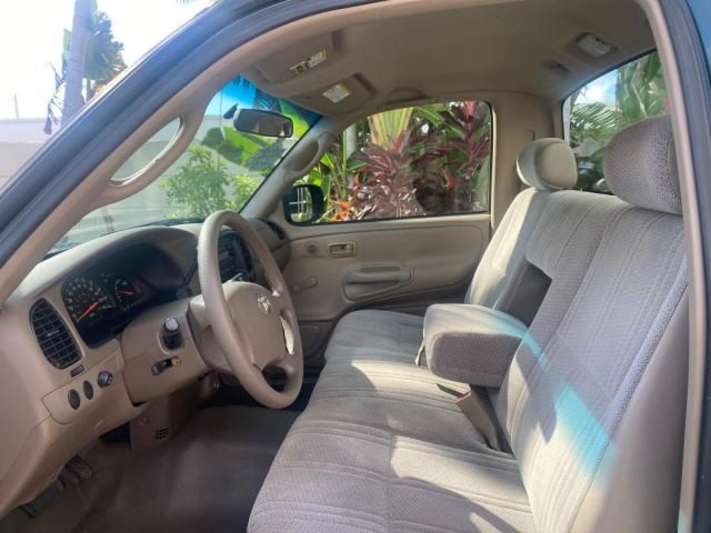 2003 Imperial Jade Mica /Oak Toyota Tundra LOW MILES 65,744 1 OWNER FL (5TBJN32173S) with an 3.4L DOHC EFI 24-Valve V6 Engine engine, Automatic transmission, located at 4701 North Dixie Hwy, Pompano Beach, FL, 33064, (954) 422-2889, 26.240938, -80.123474 - OUR WEBPAGE FLORIDACARS1.COM HAS OVER 100 PHOTOS AND FREE CARFAX LINK 2003 TOYOTA TUNDRA VIN: 5TBJN32173S387816 5 T B J N 3 2 1 7 3 S 3 8 7 8 1 6 PICKUP 3.4L V6 F DOHC 24V GASOLINE REAR WHEEL DRIVE Features ABS Brakes Air Conditioning AM/FM Stereo Automatic Transmission Bed Liner CD Audio Cloth Seat - Photo#44