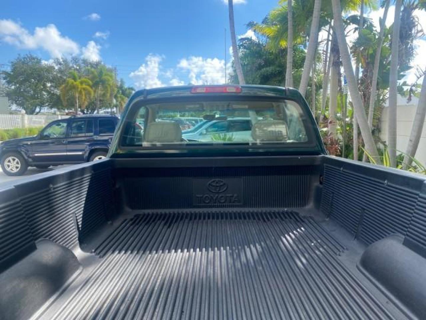 2003 Imperial Jade Mica /Oak Toyota Tundra LOW MILES 65,744 1 OWNER FL (5TBJN32173S) with an 3.4L DOHC EFI 24-Valve V6 Engine engine, Automatic transmission, located at 4701 North Dixie Hwy, Pompano Beach, FL, 33064, (954) 422-2889, 26.240938, -80.123474 - OUR WEBPAGE FLORIDACARS1.COM HAS OVER 100 PHOTOS AND FREE CARFAX LINK 2003 TOYOTA TUNDRA VIN: 5TBJN32173S387816 5 T B J N 3 2 1 7 3 S 3 8 7 8 1 6 PICKUP 3.4L V6 F DOHC 24V GASOLINE REAR WHEEL DRIVE Features ABS Brakes Air Conditioning AM/FM Stereo Automatic Transmission Bed Liner CD Audio Cloth Seat - Photo#85