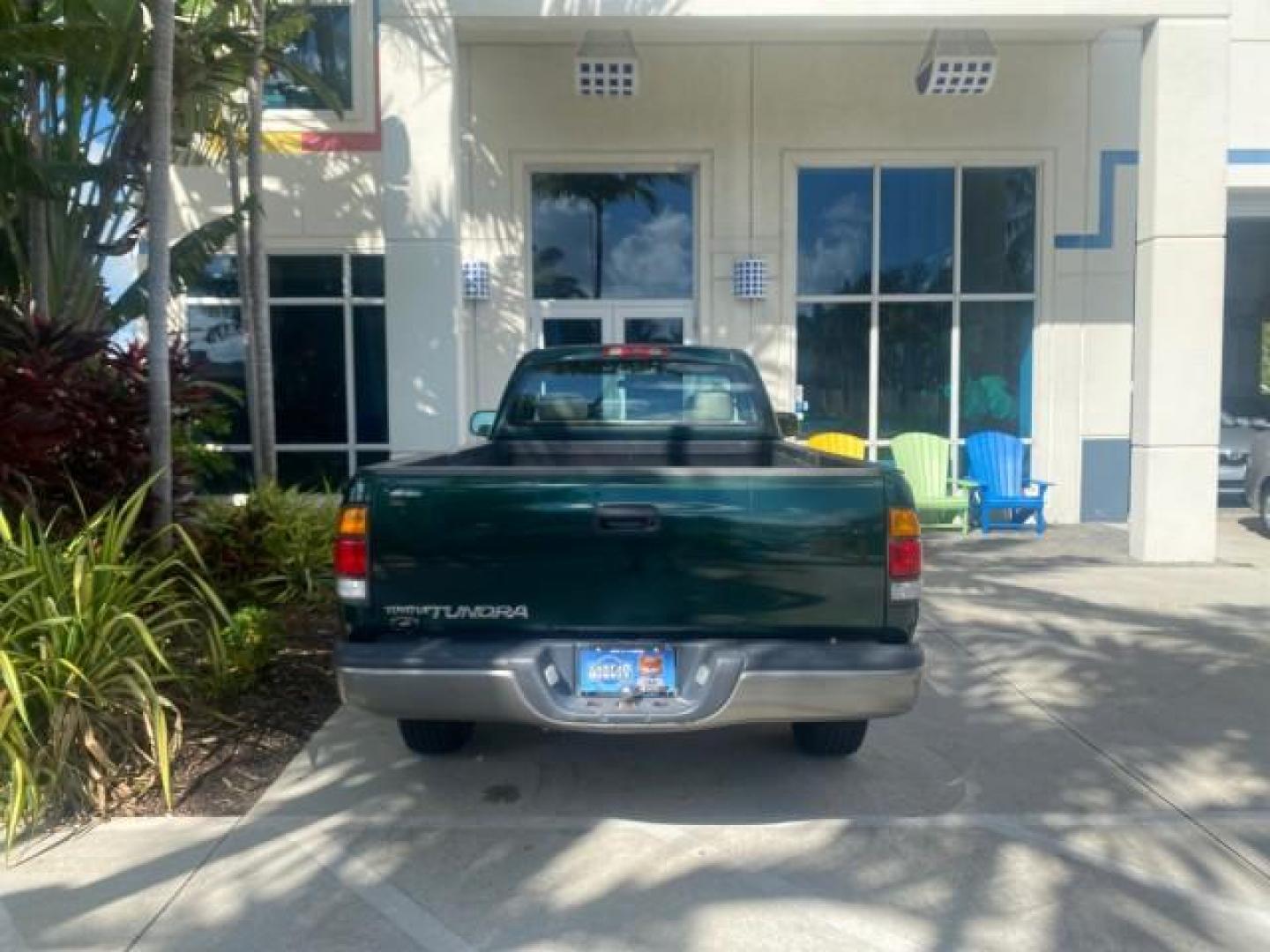 2003 Imperial Jade Mica /Oak Toyota Tundra LOW MILES 65,744 1 OWNER FL (5TBJN32173S) with an 3.4L DOHC EFI 24-Valve V6 Engine engine, Automatic transmission, located at 4701 North Dixie Hwy, Pompano Beach, FL, 33064, (954) 422-2889, 26.240938, -80.123474 - OUR WEBPAGE FLORIDACARS1.COM HAS OVER 100 PHOTOS AND FREE CARFAX LINK 2003 TOYOTA TUNDRA VIN: 5TBJN32173S387816 5 T B J N 3 2 1 7 3 S 3 8 7 8 1 6 PICKUP 3.4L V6 F DOHC 24V GASOLINE REAR WHEEL DRIVE Features ABS Brakes Air Conditioning AM/FM Stereo Automatic Transmission Bed Liner CD Audio Cloth Seat - Photo#87