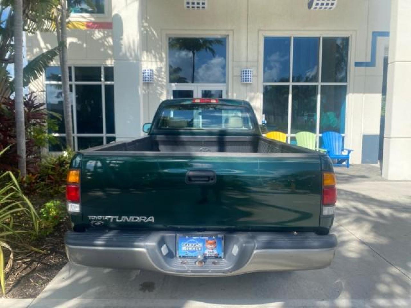 2003 Imperial Jade Mica /Oak Toyota Tundra LOW MILES 65,744 1 OWNER FL (5TBJN32173S) with an 3.4L DOHC EFI 24-Valve V6 Engine engine, Automatic transmission, located at 4701 North Dixie Hwy, Pompano Beach, FL, 33064, (954) 422-2889, 26.240938, -80.123474 - OUR WEBPAGE FLORIDACARS1.COM HAS OVER 100 PHOTOS AND FREE CARFAX LINK 2003 TOYOTA TUNDRA VIN: 5TBJN32173S387816 5 T B J N 3 2 1 7 3 S 3 8 7 8 1 6 PICKUP 3.4L V6 F DOHC 24V GASOLINE REAR WHEEL DRIVE Features ABS Brakes Air Conditioning AM/FM Stereo Automatic Transmission Bed Liner CD Audio Cloth Seat - Photo#88