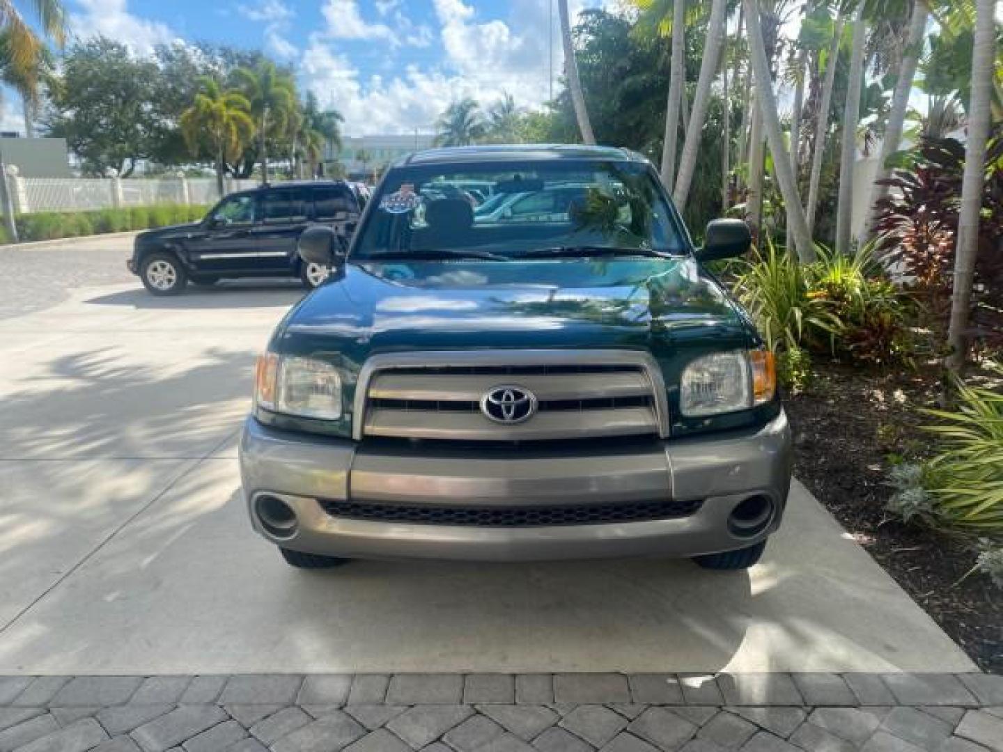 2003 Imperial Jade Mica /Oak Toyota Tundra LOW MILES 65,744 1 OWNER FL (5TBJN32173S) with an 3.4L DOHC EFI 24-Valve V6 Engine engine, Automatic transmission, located at 4701 North Dixie Hwy, Pompano Beach, FL, 33064, (954) 422-2889, 26.240938, -80.123474 - OUR WEBPAGE FLORIDACARS1.COM HAS OVER 100 PHOTOS AND FREE CARFAX LINK 2003 TOYOTA TUNDRA VIN: 5TBJN32173S387816 5 T B J N 3 2 1 7 3 S 3 8 7 8 1 6 PICKUP 3.4L V6 F DOHC 24V GASOLINE REAR WHEEL DRIVE Features ABS Brakes Air Conditioning AM/FM Stereo Automatic Transmission Bed Liner CD Audio Cloth Seat - Photo#95