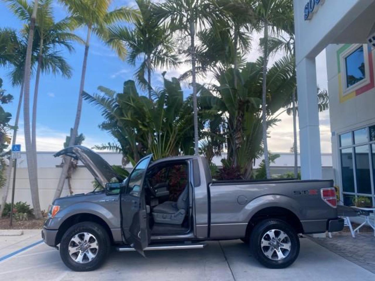 2013 Sterling Gray Metallic /Steel Gray Ford F-150 STX 4WD LOW MILES 27,133 1 OWNER (1FTMF1EF3DF) with an 5.0L V8 FFV Engine engine, Automatic transmission, located at 4701 North Dixie Hwy, Pompano Beach, FL, 33064, (954) 422-2889, 26.240938, -80.123474 - OUR WEBPAGE FLORIDACARS1.COM HAS OVER 100 PHOTOS AND FREE CARFAX LINK 2013 FORD F-150 STX VIN: 1FTMF1EF3DFC39967 1 F T M F 1 E F 3 D F C 3 9 9 6 7 PICKUP 5.0L V8 F DOHC 32V FLEX FUEL REAR WHEEL DRIVE W/ 4X4 Features 4WD/AWD ABS Brakes Air Conditioning Alloy Wheels AM/FM Stereo Automatic Transmission - Photo#8