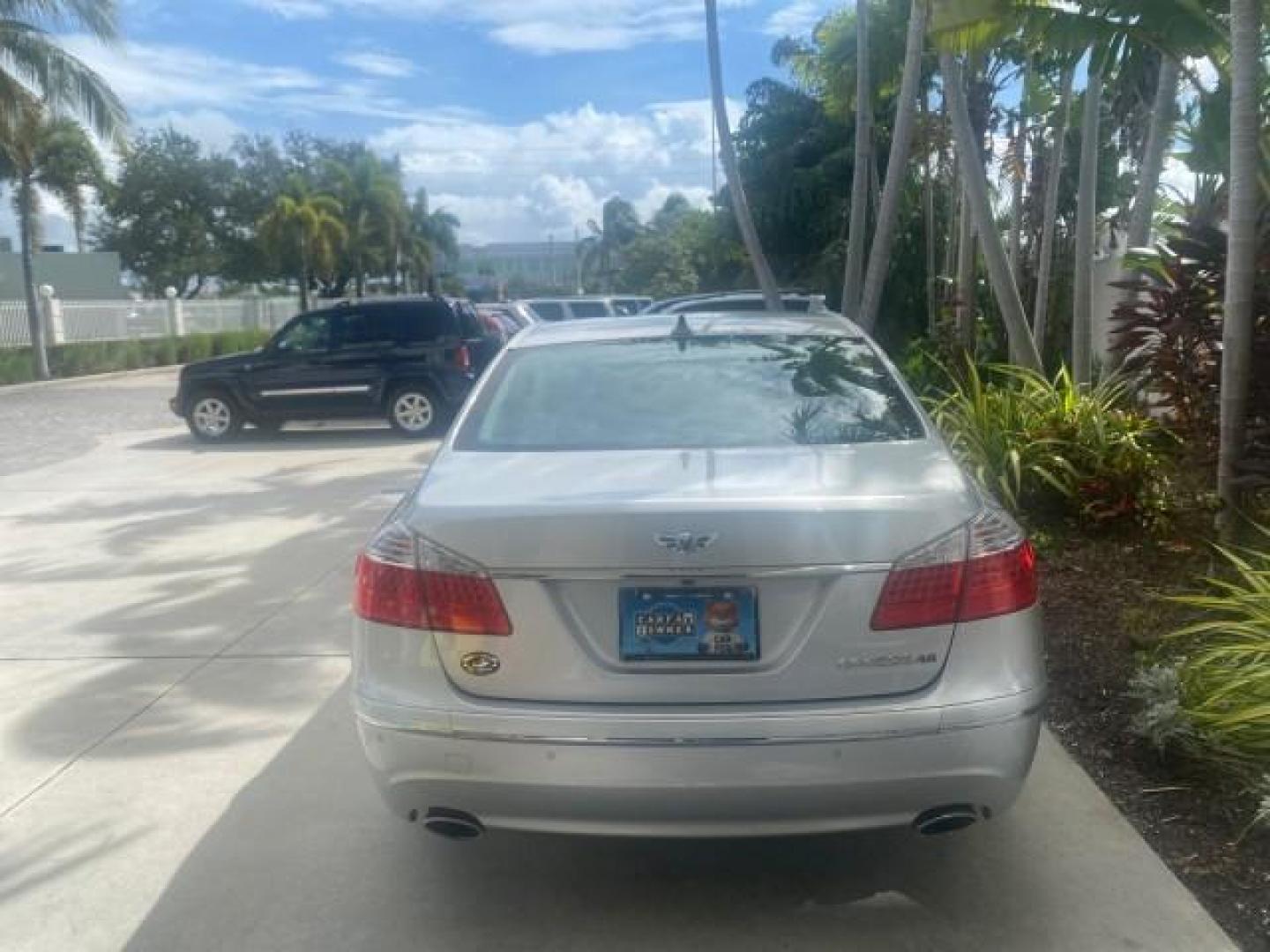 2010 Platinum Metallic /Jet black Hyundai Genesis LOW MILES 32,920 SUNROOF (KMHGC4DF8AU) with an 4.6L DOHC V8 Engine engine, Automatic transmission, located at 4701 North Dixie Hwy, Pompano Beach, FL, 33064, (954) 422-2889, 26.240938, -80.123474 - OUR WEBPAGE FLORIDACARS1.COM HAS OVER 100 PHOTOS AND FREE CARFAX LINK 2010 HYUNDAI GENESIS 4.6L V8 VIN: KMHGC4DF8AU101658 K M H G C 4 D F 8 A U 1 0 1 6 5 8 SEDAN 4 DR 4.6L V8 F DOHC 32V GASOLINE REAR WHEEL DRIVE Features A/C Seat(s) ABS Brakes Air Conditioning Alloy Wheels AM/FM Stereo Automated Cru - Photo#87