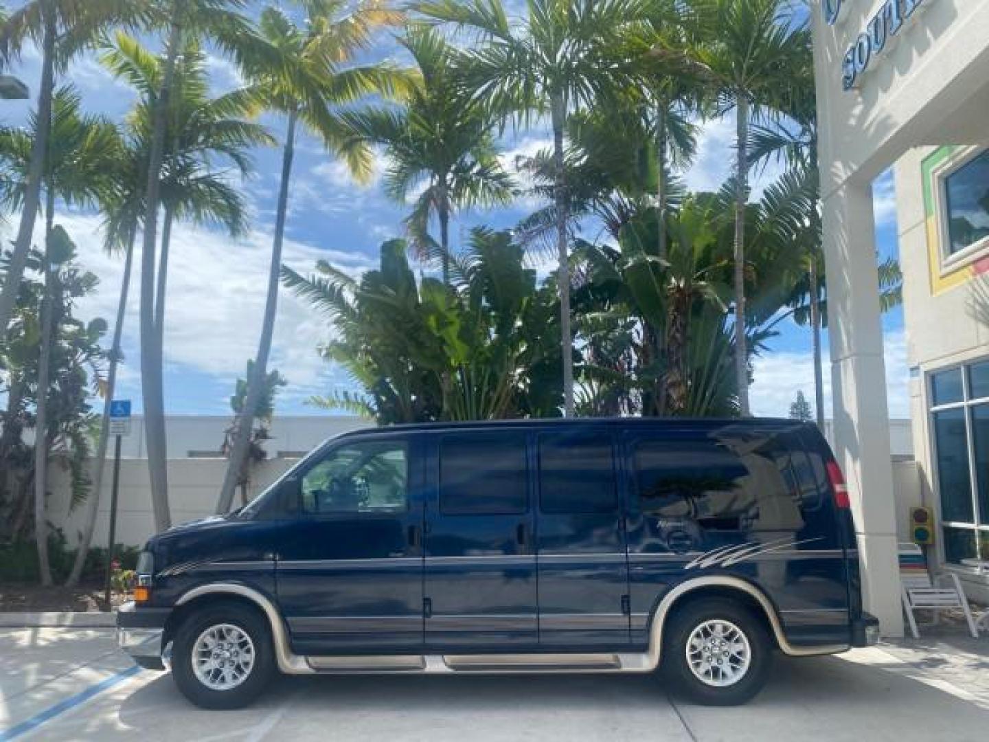 2005 Dark Blue Metallic /Neutral Chevrolet Express Van HANDICAP LIFT CONV LOW MILES 40,837 (1GBFG15T151) with an 5.3L Vortec 5300 V8 SFI Engine engine, Automatic transmission, located at 4701 North Dixie Hwy, Pompano Beach, FL, 33064, (954) 422-2889, 26.240938, -80.123474 - OUR WEBPAGE FLORIDACARS1.COM HAS OVER 100 PHOTOS AND FREE CARFAX LINK 2005 CHEVROLET REGENCY EXPRESS G1500 $20,000 - Conversion Van VIN: 1GBFG15T151226679 $20,000 - Handicap Lift $70,000 - NEW CHEVROLET REGENCY VAN 1 G B F G 1 5 T 1 5 1 2 2 6 6 7 9 VAN 5.3L V8 F GASOLINE REAR WHEEL DRIVE Features AB - Photo#4