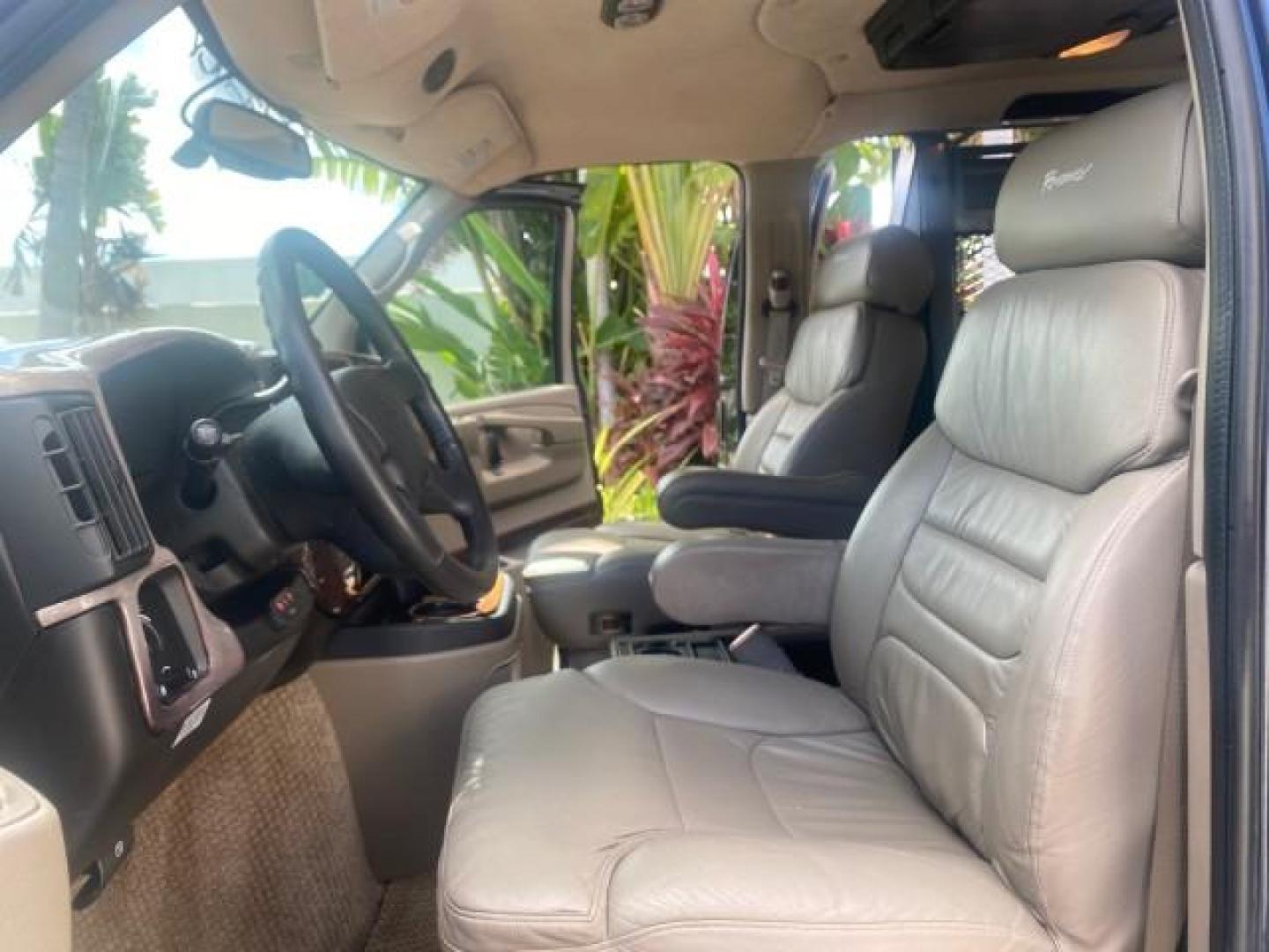 2005 Dark Blue Metallic /Neutral Chevrolet Express Van HANDICAP LIFT CONV LOW MILES 40,837 (1GBFG15T151) with an 5.3L Vortec 5300 V8 SFI Engine engine, Automatic transmission, located at 4701 North Dixie Hwy, Pompano Beach, FL, 33064, (954) 422-2889, 26.240938, -80.123474 - OUR WEBPAGE FLORIDACARS1.COM HAS OVER 100 PHOTOS AND FREE CARFAX LINK 2005 CHEVROLET REGENCY EXPRESS G1500 $20,000 - Conversion Van VIN: 1GBFG15T151226679 $20,000 - Handicap Lift $70,000 - NEW CHEVROLET REGENCY VAN 1 G B F G 1 5 T 1 5 1 2 2 6 6 7 9 VAN 5.3L V8 F GASOLINE REAR WHEEL DRIVE Features AB - Photo#10
