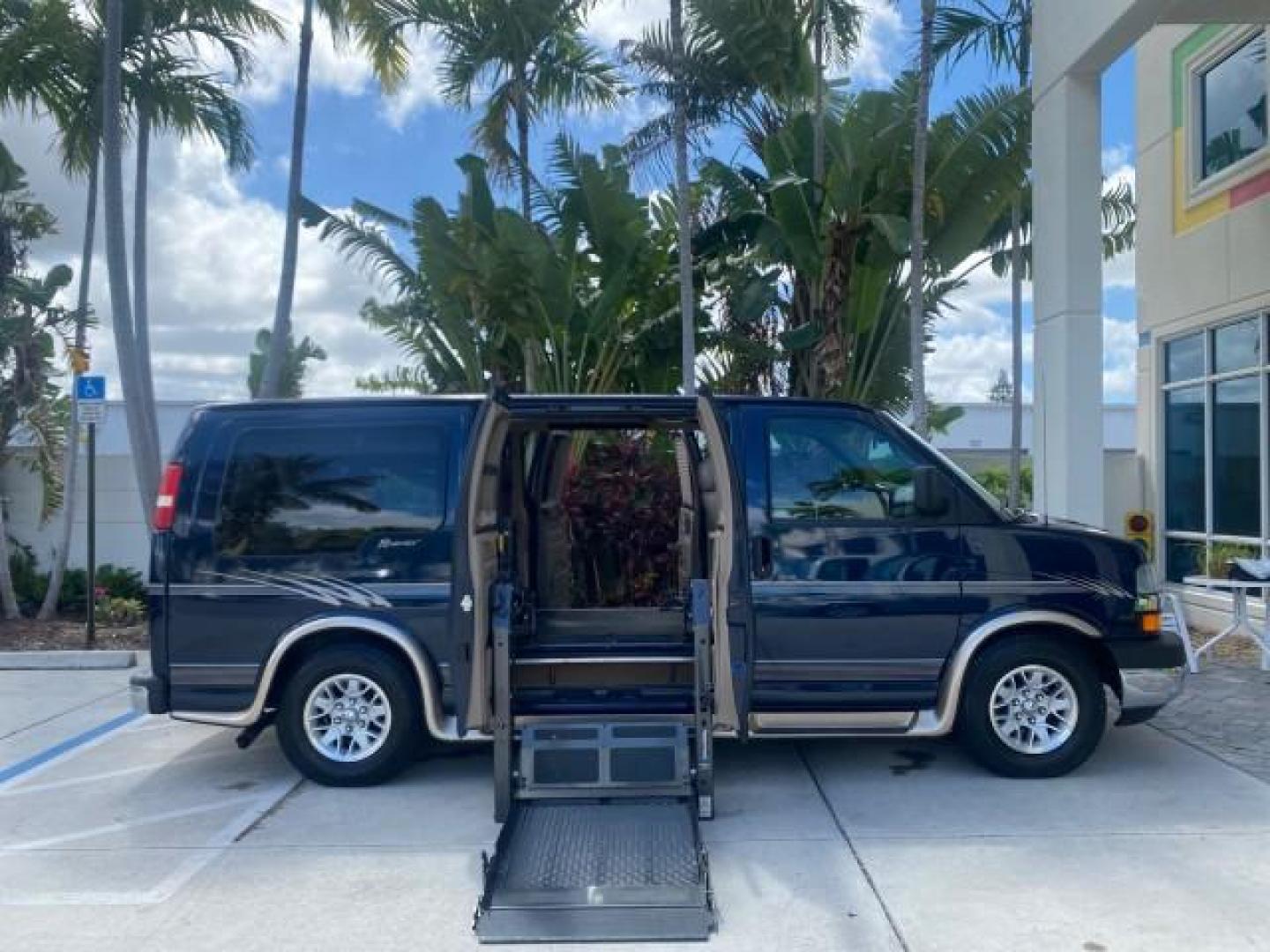 2005 Dark Blue Metallic /Neutral Chevrolet Express Van HANDICAP LIFT CONV LOW MILES 40,837 (1GBFG15T151) with an 5.3L Vortec 5300 V8 SFI Engine engine, Automatic transmission, located at 4701 North Dixie Hwy, Pompano Beach, FL, 33064, (954) 422-2889, 26.240938, -80.123474 - OUR WEBPAGE FLORIDACARS1.COM HAS OVER 100 PHOTOS AND FREE CARFAX LINK 2005 CHEVROLET REGENCY EXPRESS G1500 $20,000 - Conversion Van VIN: 1GBFG15T151226679 $20,000 - Handicap Lift $70,000 - NEW CHEVROLET REGENCY VAN 1 G B F G 1 5 T 1 5 1 2 2 6 6 7 9 VAN 5.3L V8 F GASOLINE REAR WHEEL DRIVE Features AB - Photo#13