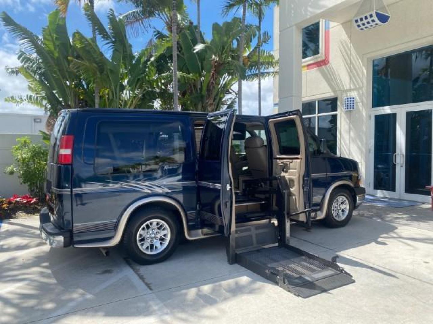 2005 Dark Blue Metallic /Neutral Chevrolet Express Van HANDICAP LIFT CONV LOW MILES 40,837 (1GBFG15T151) with an 5.3L Vortec 5300 V8 SFI Engine engine, Automatic transmission, located at 4701 North Dixie Hwy, Pompano Beach, FL, 33064, (954) 422-2889, 26.240938, -80.123474 - OUR WEBPAGE FLORIDACARS1.COM HAS OVER 100 PHOTOS AND FREE CARFAX LINK 2005 CHEVROLET REGENCY EXPRESS G1500 $20,000 - Conversion Van VIN: 1GBFG15T151226679 $20,000 - Handicap Lift $70,000 - NEW CHEVROLET REGENCY VAN 1 G B F G 1 5 T 1 5 1 2 2 6 6 7 9 VAN 5.3L V8 F GASOLINE REAR WHEEL DRIVE Features AB - Photo#14