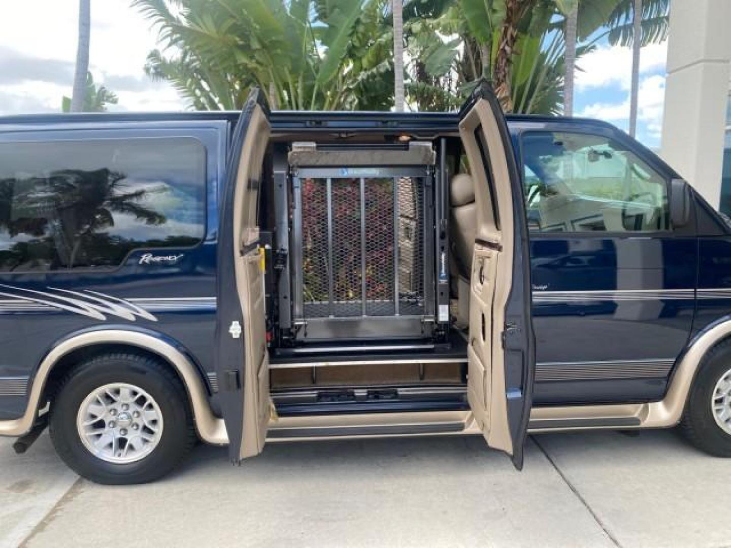 2005 Dark Blue Metallic /Neutral Chevrolet Express Van HANDICAP LIFT CONV LOW MILES 40,837 (1GBFG15T151) with an 5.3L Vortec 5300 V8 SFI Engine engine, Automatic transmission, located at 4701 North Dixie Hwy, Pompano Beach, FL, 33064, (954) 422-2889, 26.240938, -80.123474 - OUR WEBPAGE FLORIDACARS1.COM HAS OVER 100 PHOTOS AND FREE CARFAX LINK 2005 CHEVROLET REGENCY EXPRESS G1500 $20,000 - Conversion Van VIN: 1GBFG15T151226679 $20,000 - Handicap Lift $70,000 - NEW CHEVROLET REGENCY VAN 1 G B F G 1 5 T 1 5 1 2 2 6 6 7 9 VAN 5.3L V8 F GASOLINE REAR WHEEL DRIVE Features AB - Photo#25